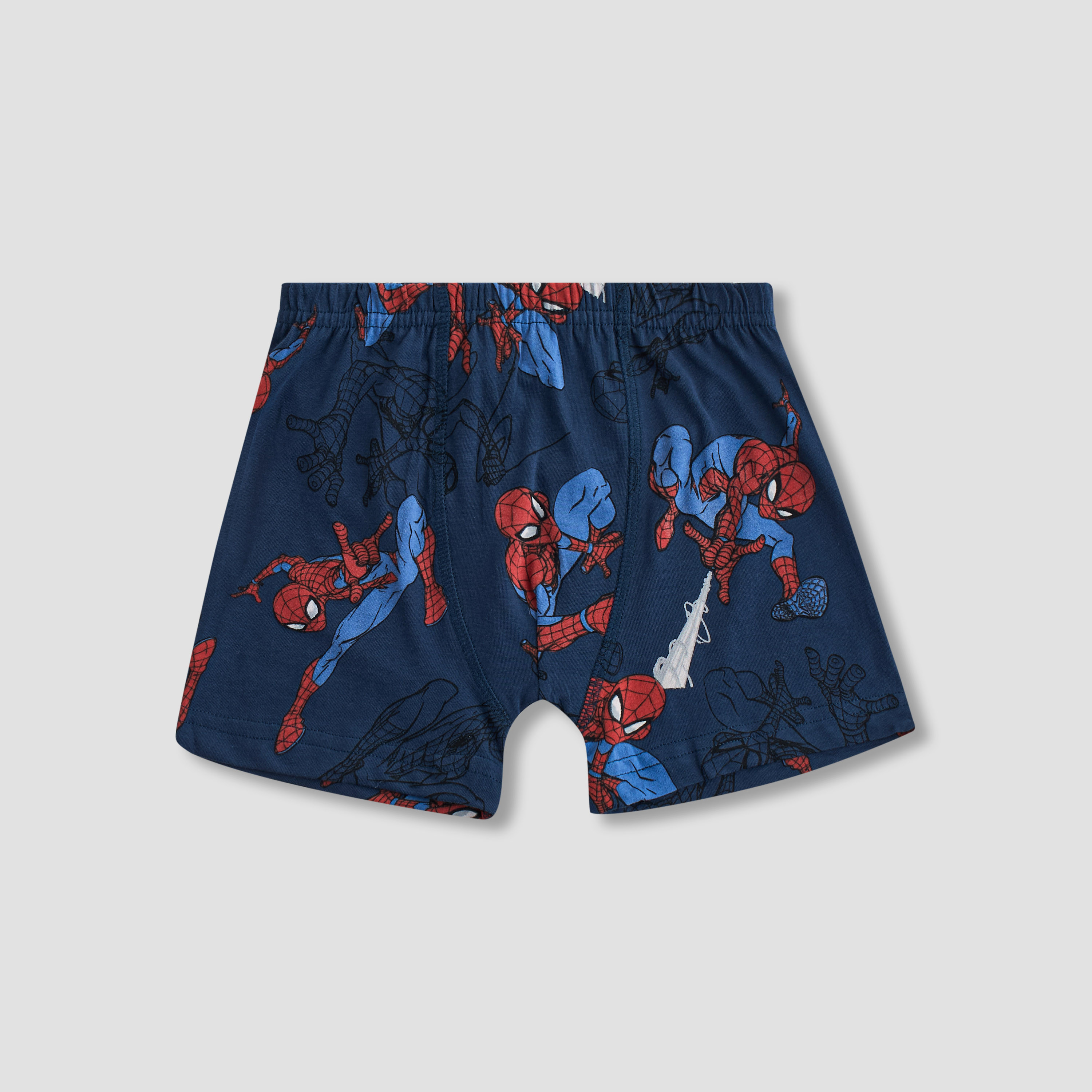Pack of 3, Cotton Boxer Briefs with Spider-Man Print-boys-clothing-innerwear-boxersandbriefs-image-2