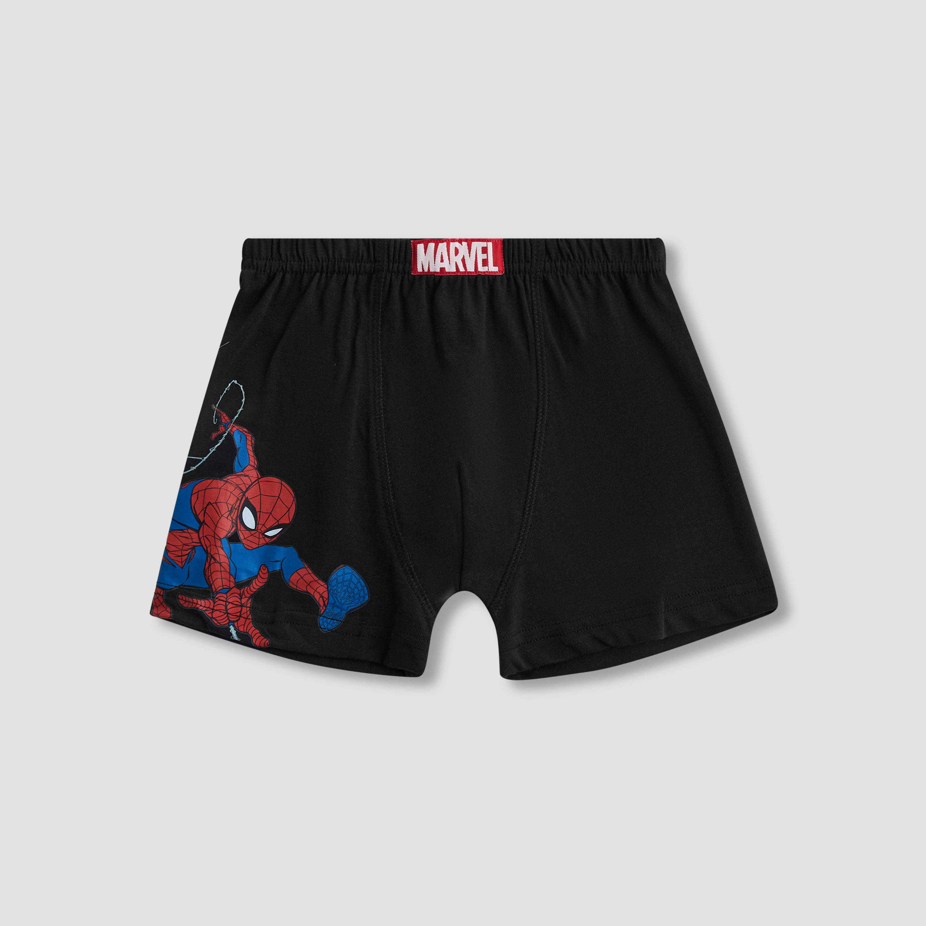 Pack of 3, Cotton Boxer Briefs with Spider-Man Print-boys-clothing-innerwear-boxersandbriefs-image-3