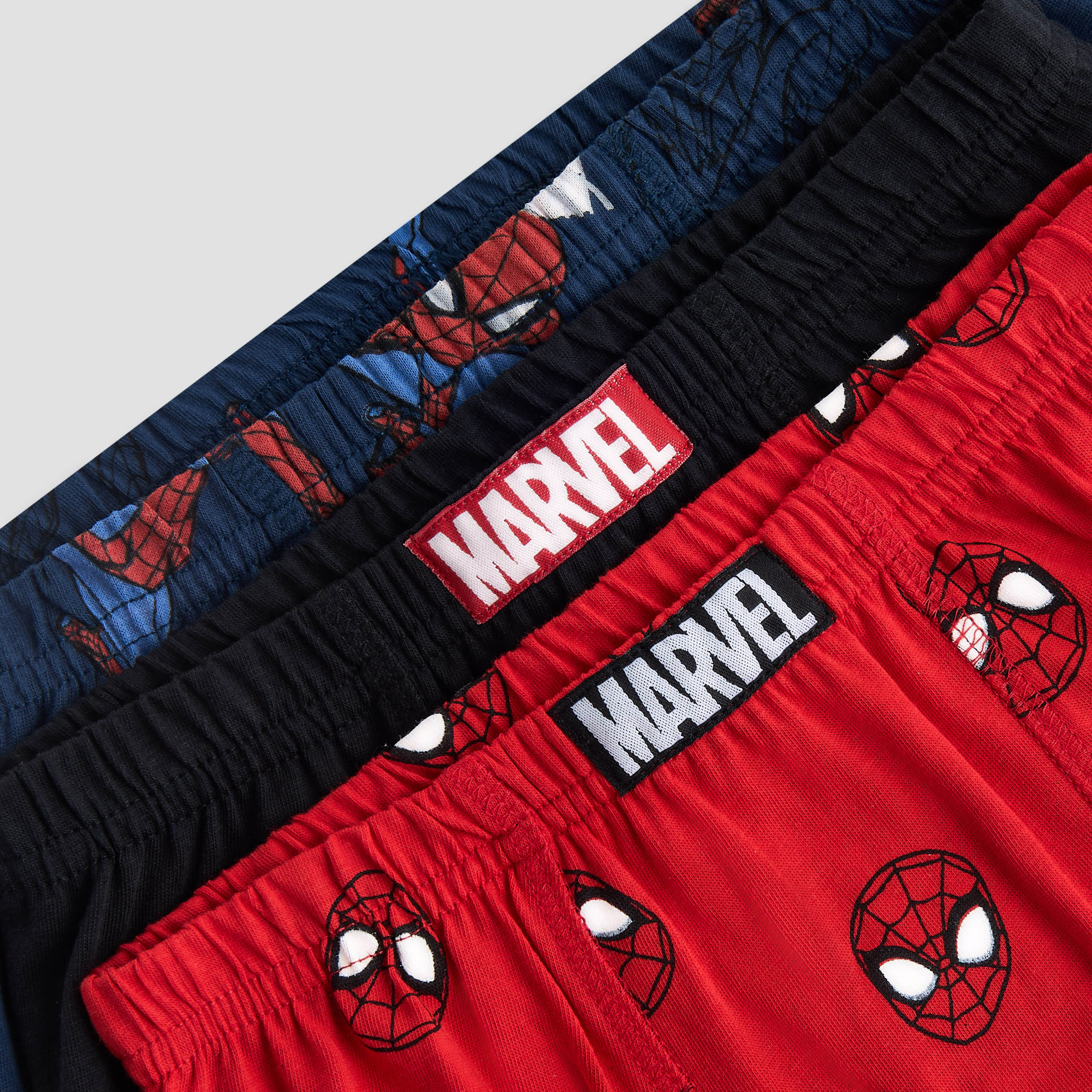 Pack of 3, Cotton Boxer Briefs with Spider-Man Print-boys-clothing-innerwear-boxersandbriefs-image-5