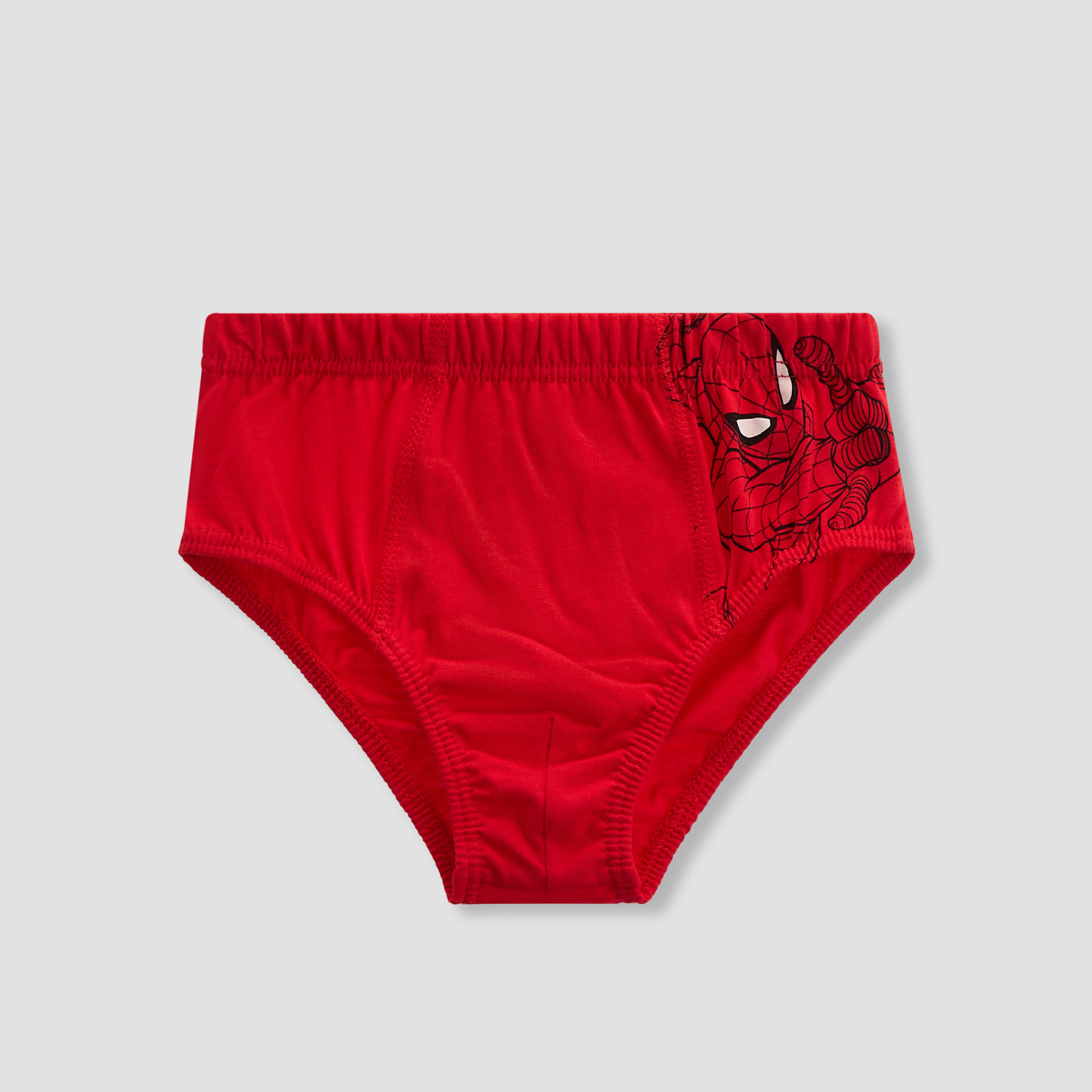Boys Briefs with Spider-Man Print - Cotton - 3-Piece Set-boys-clothing-innerwear-boxersandbriefs-image-2