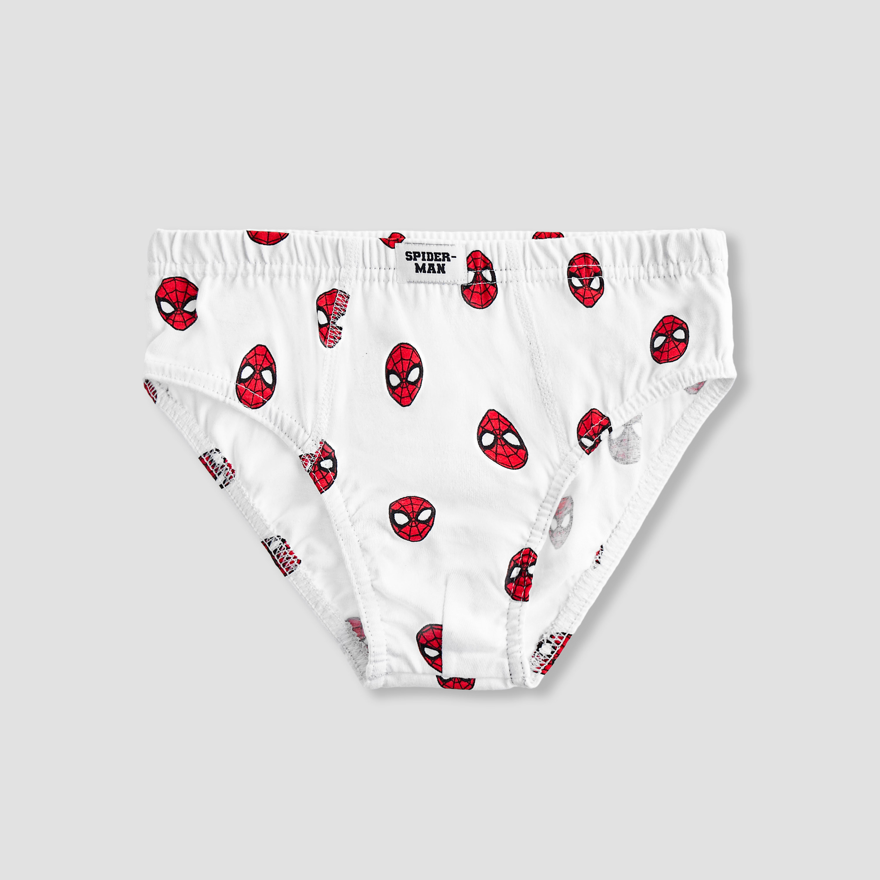 Pack of 3, Cotton Briefs with Spider-Man Print-boys-clothing-innerwear-boxersandbriefs-image-2