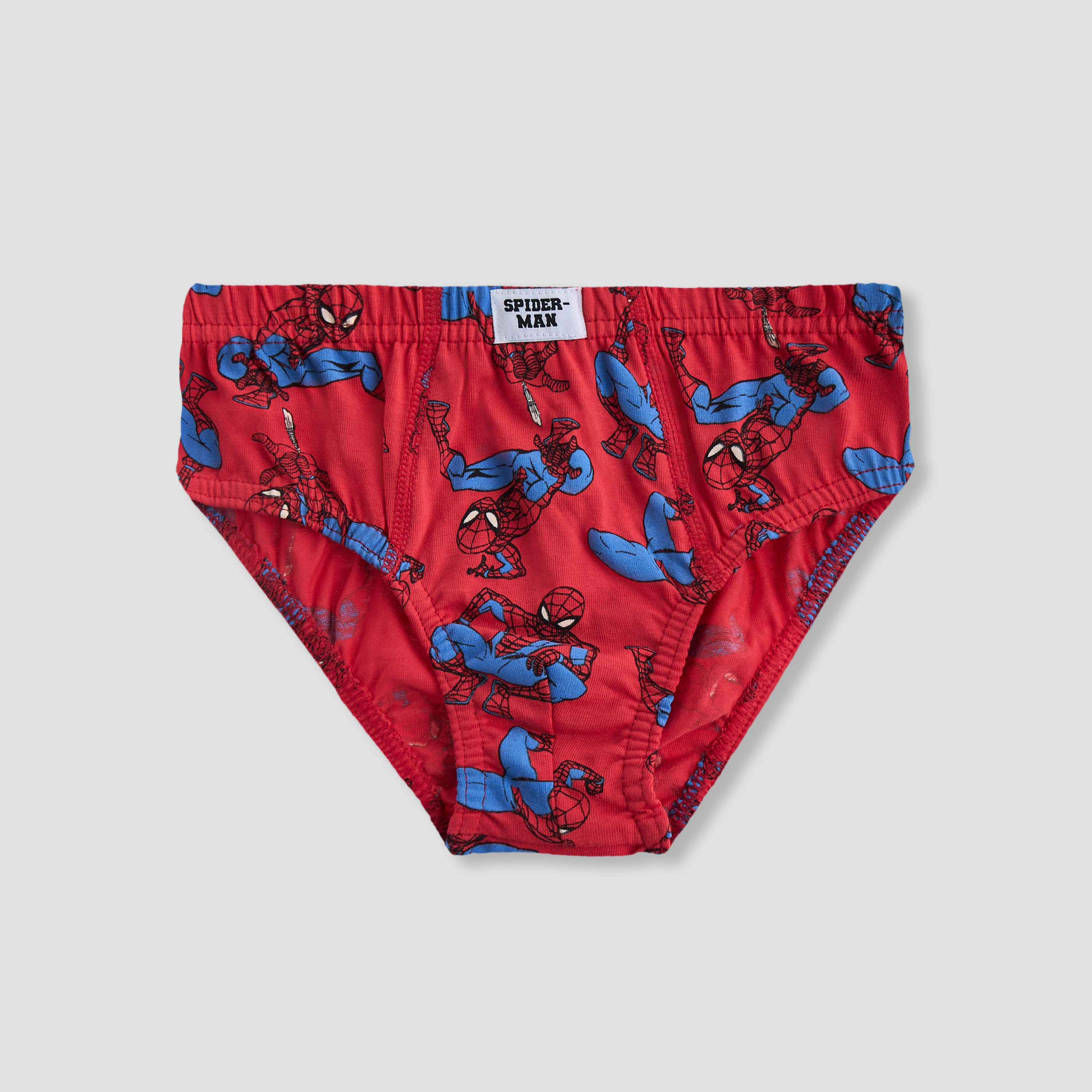 Pack of 3, Cotton Briefs with Spider-Man Print-boys-clothing-innerwear-boxersandbriefs-image-4