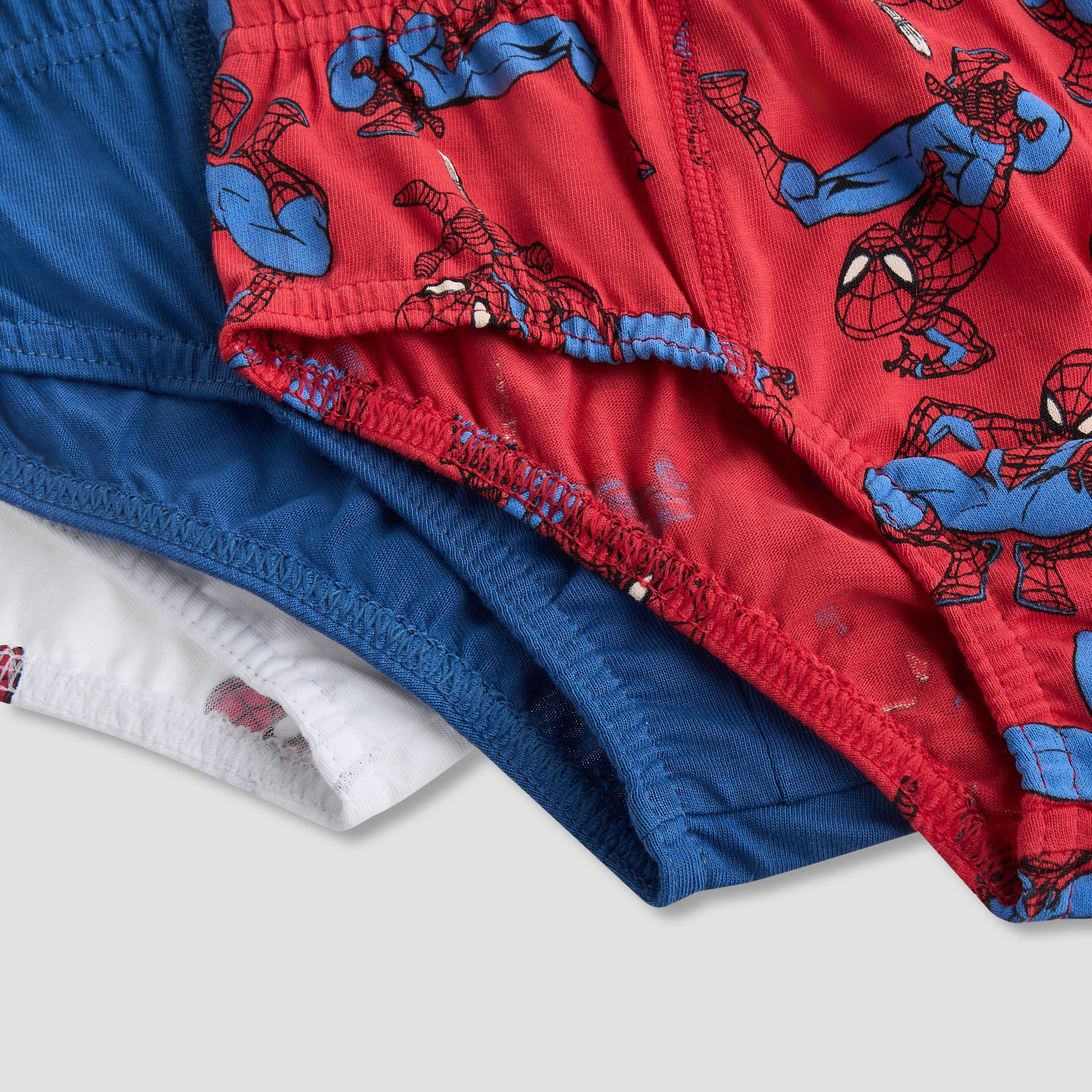 Pack of 3, Cotton Briefs with Spider-Man Print-boys-clothing-innerwear-boxersandbriefs-image-6