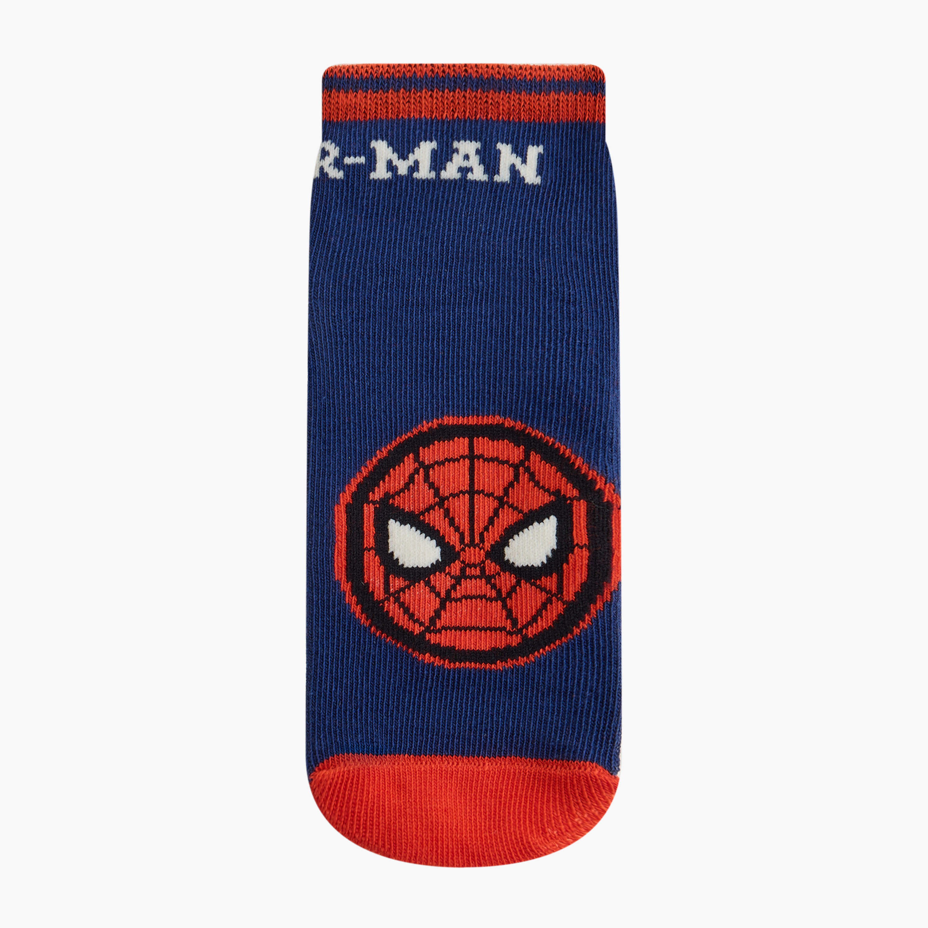 Boys Socks with Spider-Man Print - Set of 3-baby-boys-accessories-socks-image-2
