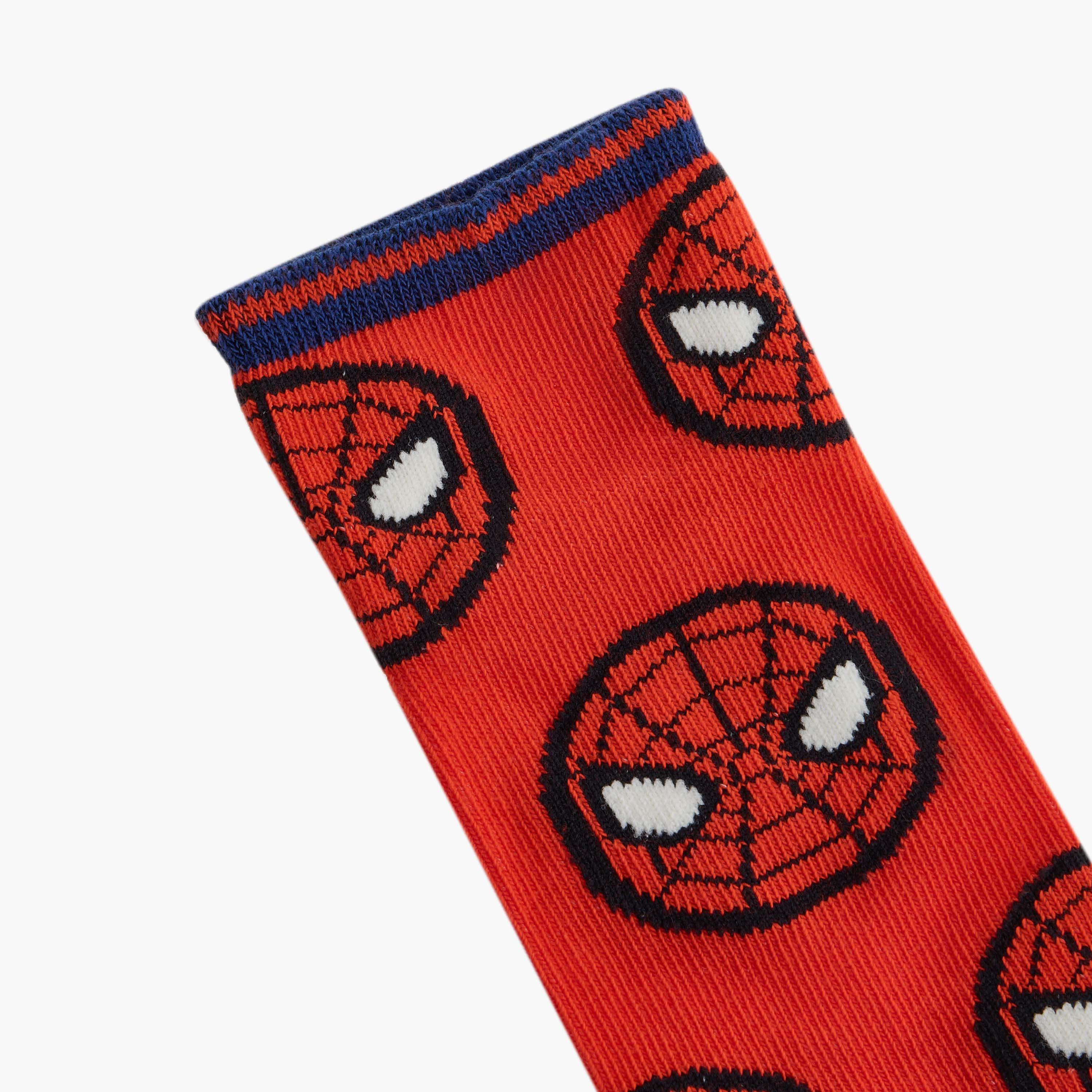 Boys Socks with Spider-Man Print - Set of 3-baby-boys-accessories-socks-image-5