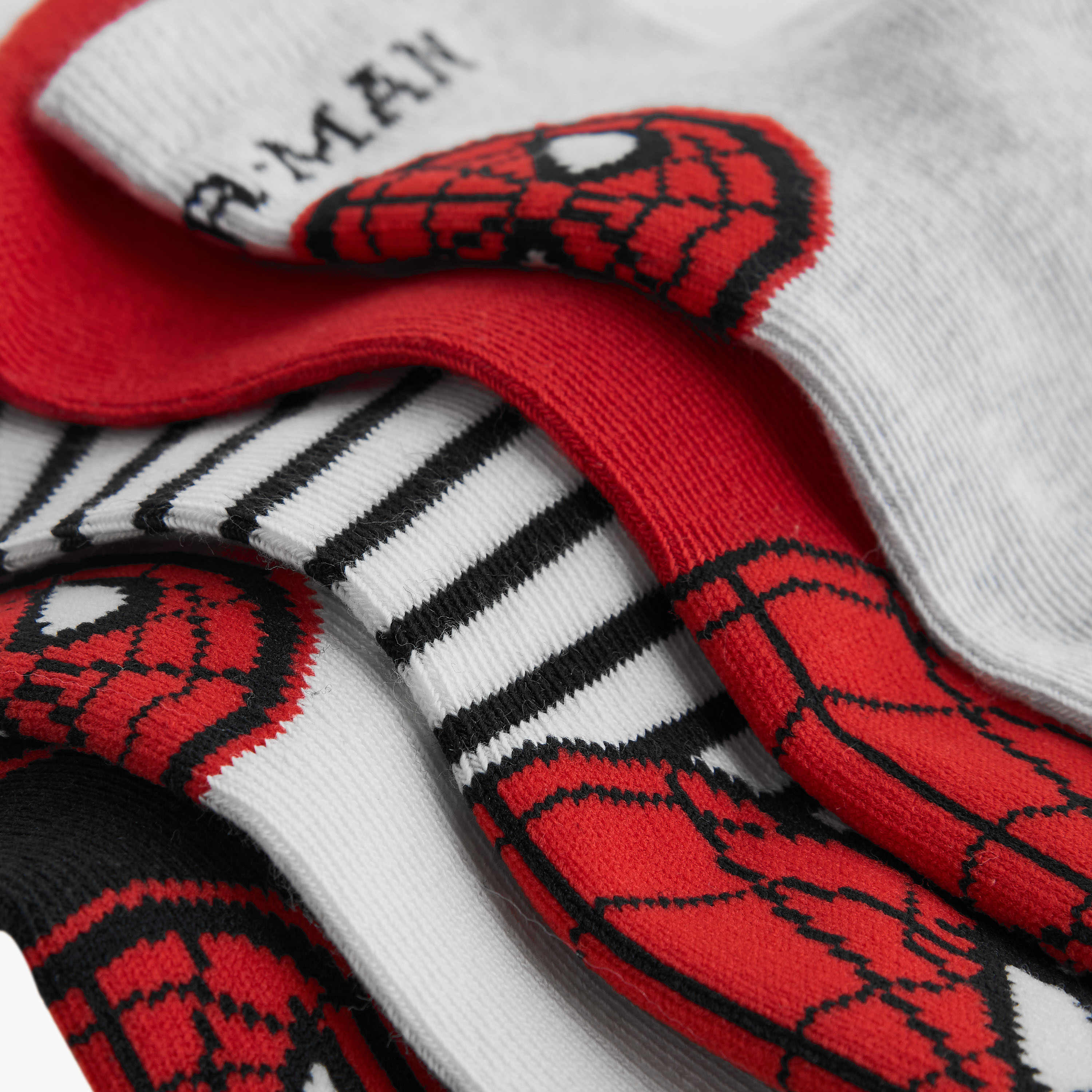 Pack of 5 Boys Socks with Spider-Man Print-baby-boys-accessories-socks-image-4
