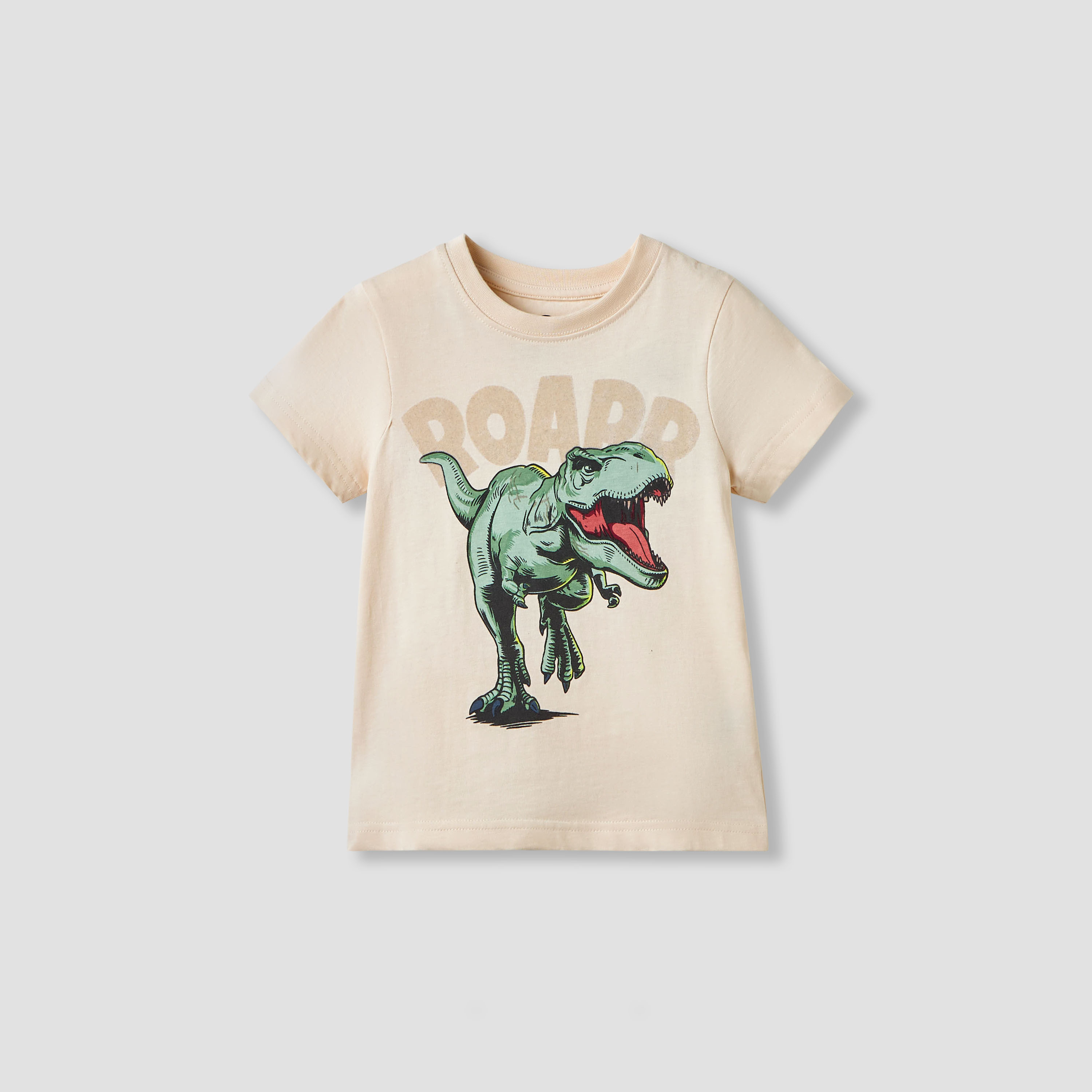 Dinosaur Print T-shirt and Shorts Set-boys-clothing-nightwear-image-2