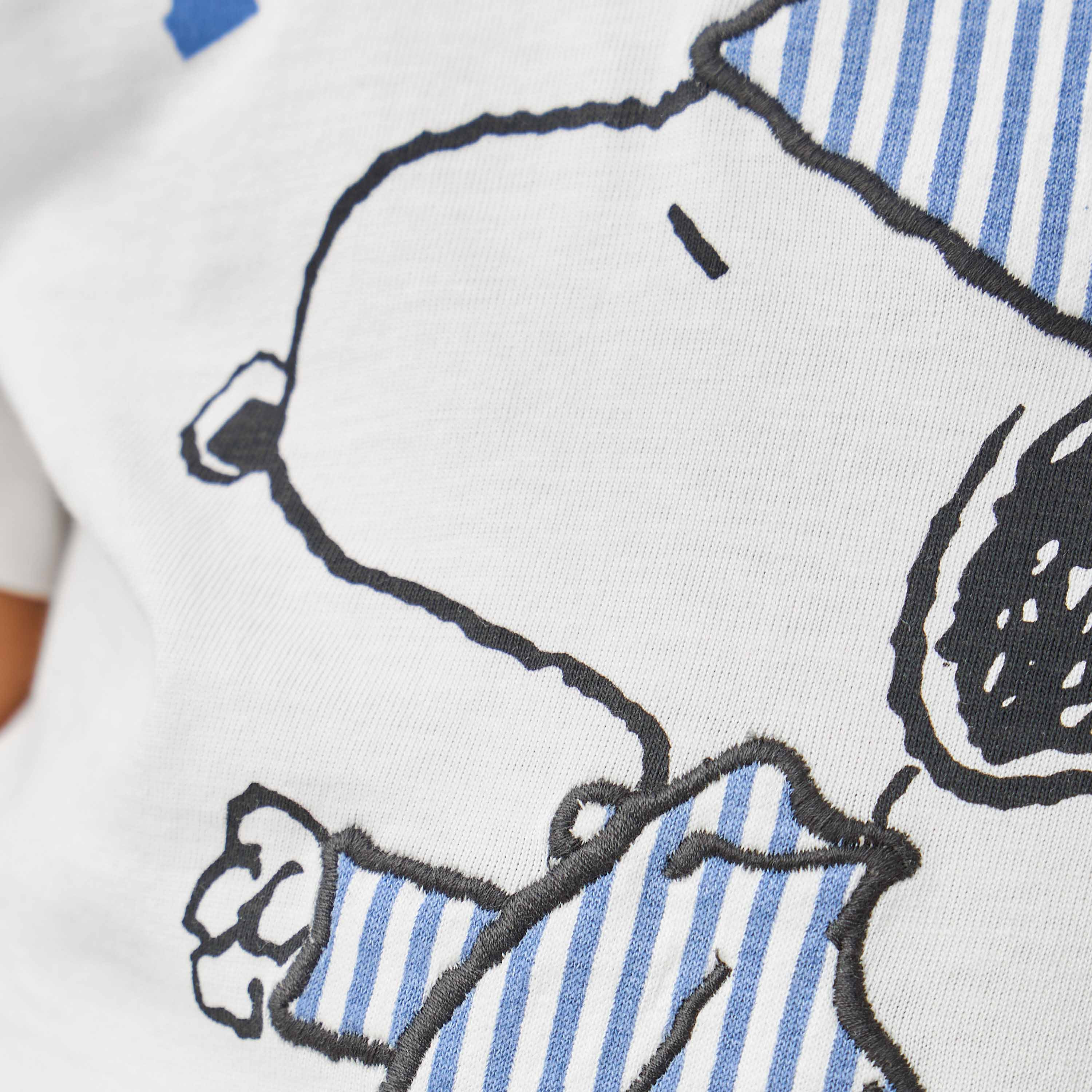 طقم بنطلون بيجاما وتيشيرت بطبعات بينات-boys-clothing-nightwear-image-6