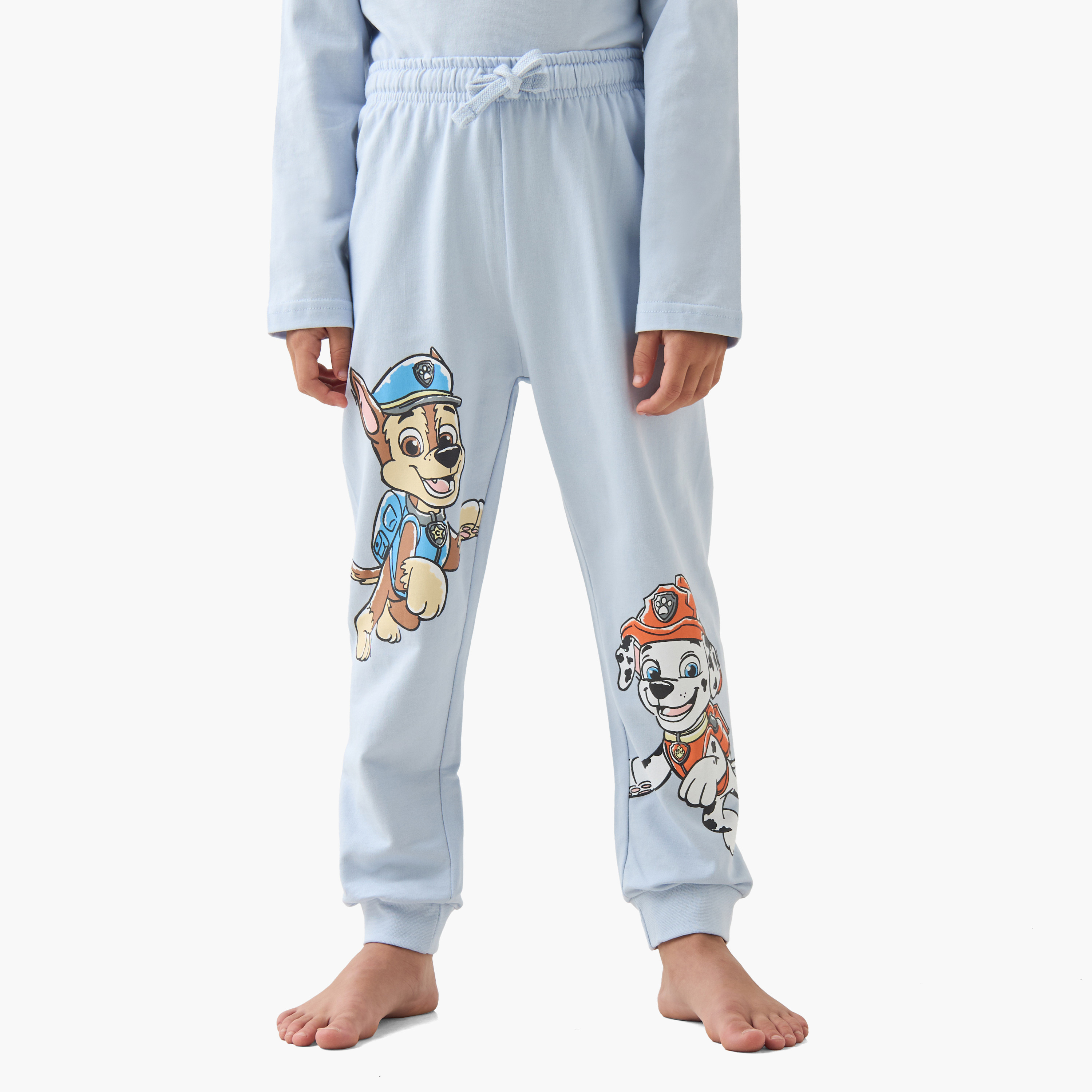 طقم بيجاما بطبعات باو باترول - قطن - أكمام طويلة وياقة ضيّقة للأولاد-boys-clothing-nightwear-image-3