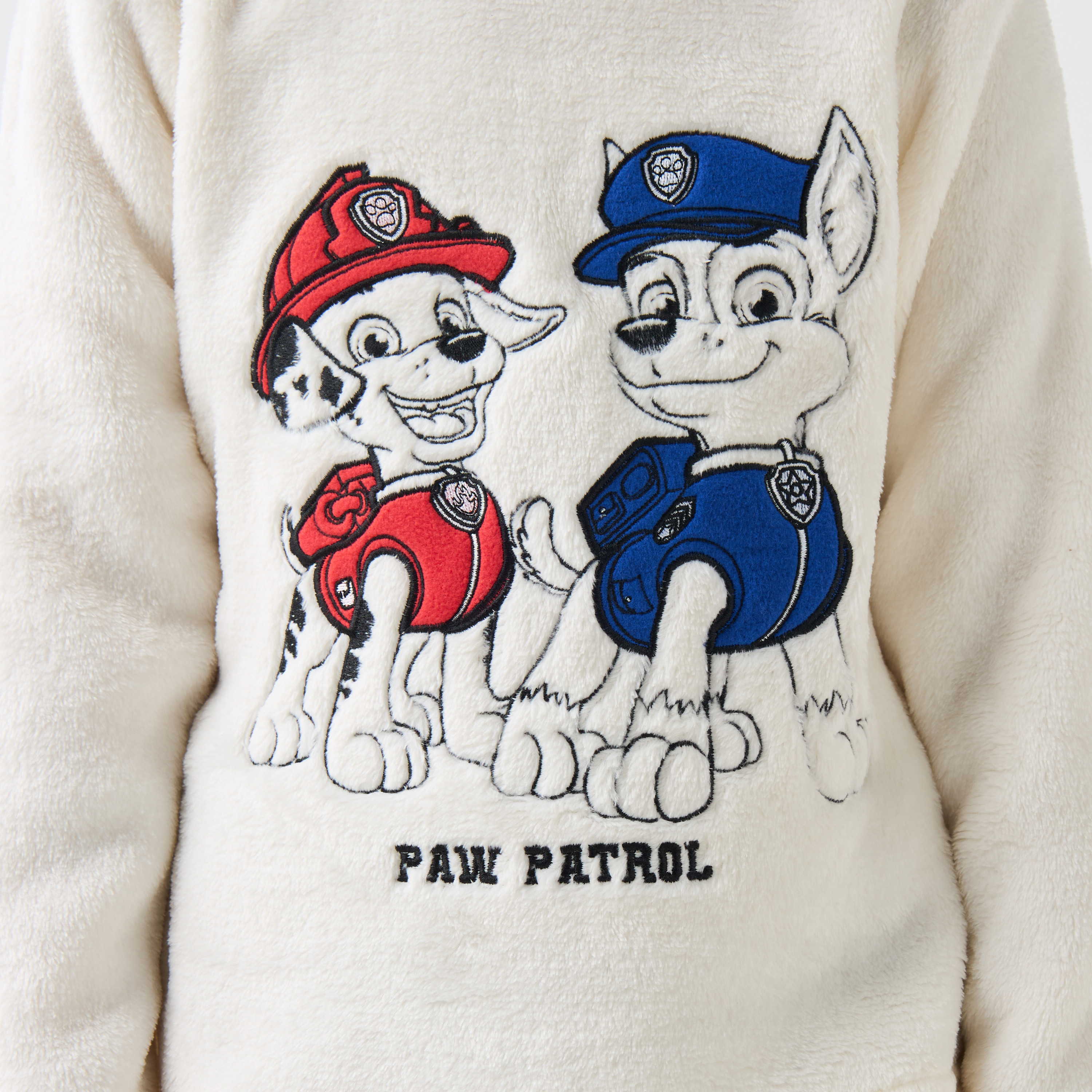 طقم بيجاما بوليستر بياقة ضيقة وأكمام طويلة وبطبعات للأولاد-boys-clothing-nightwear-image-1