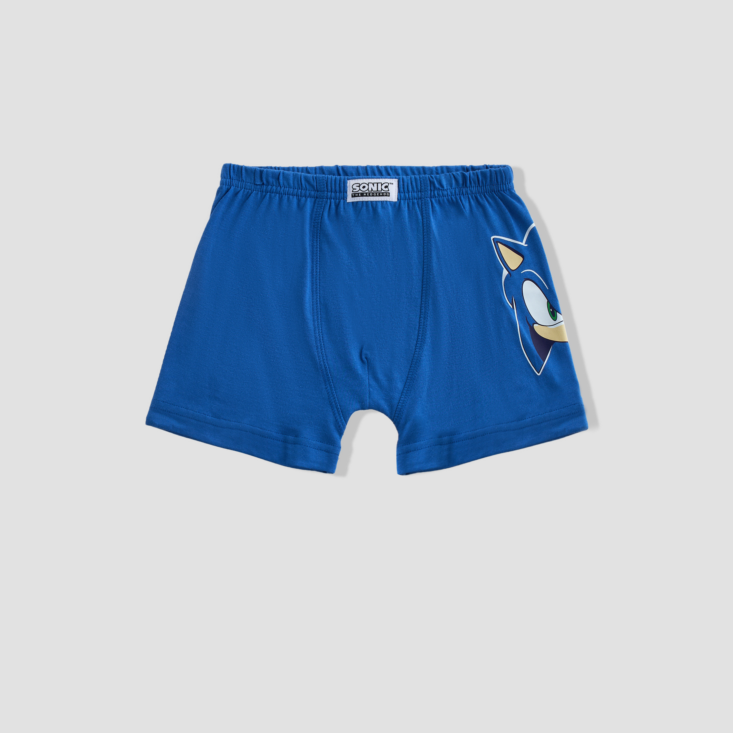 Pack of 3 Cotton Boxers with Sonic Print-boys-clothing-innerwear-boxersandbriefs-image-2