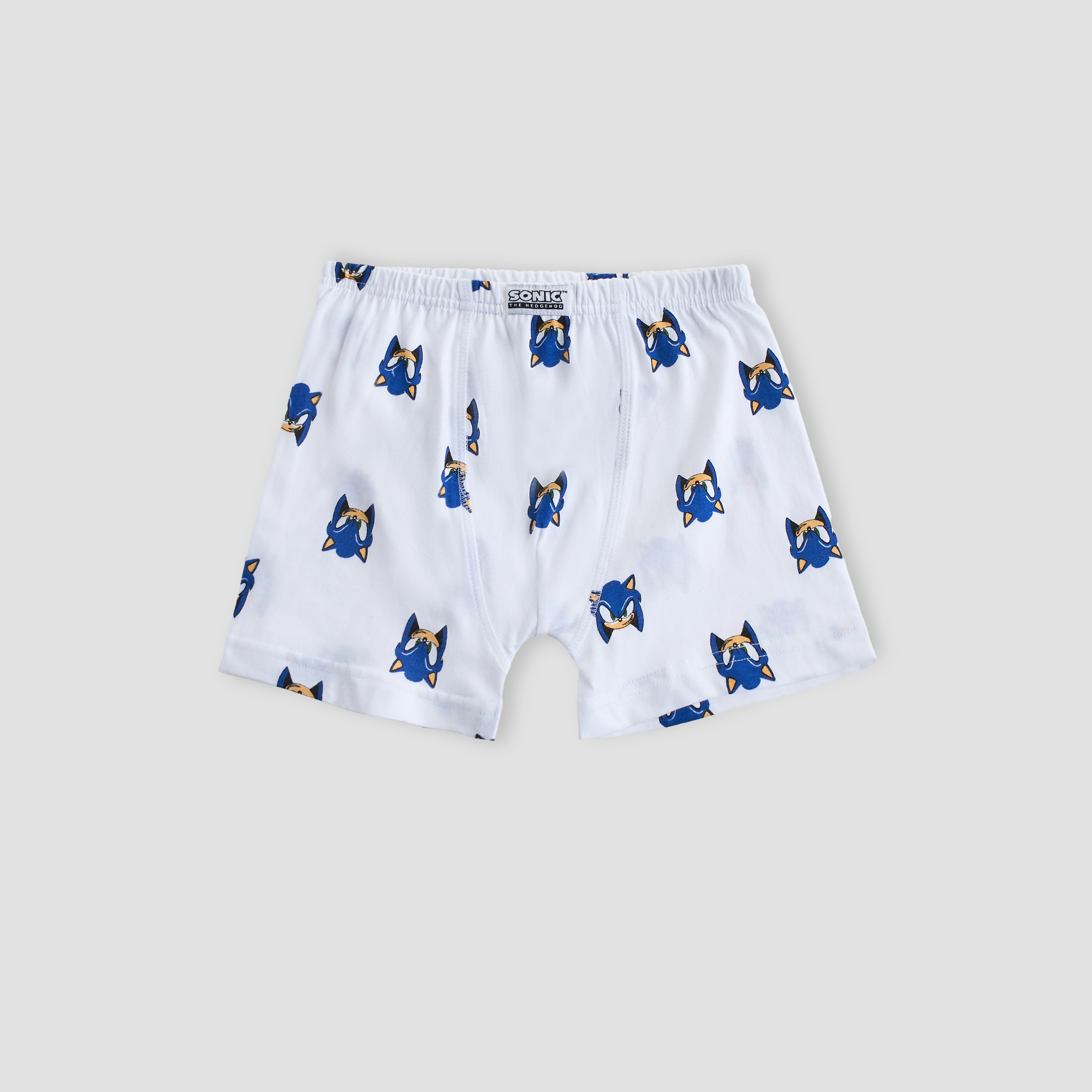 Pack of 3 Cotton Boxers with Sonic Print-boys-clothing-innerwear-boxersandbriefs-image-4