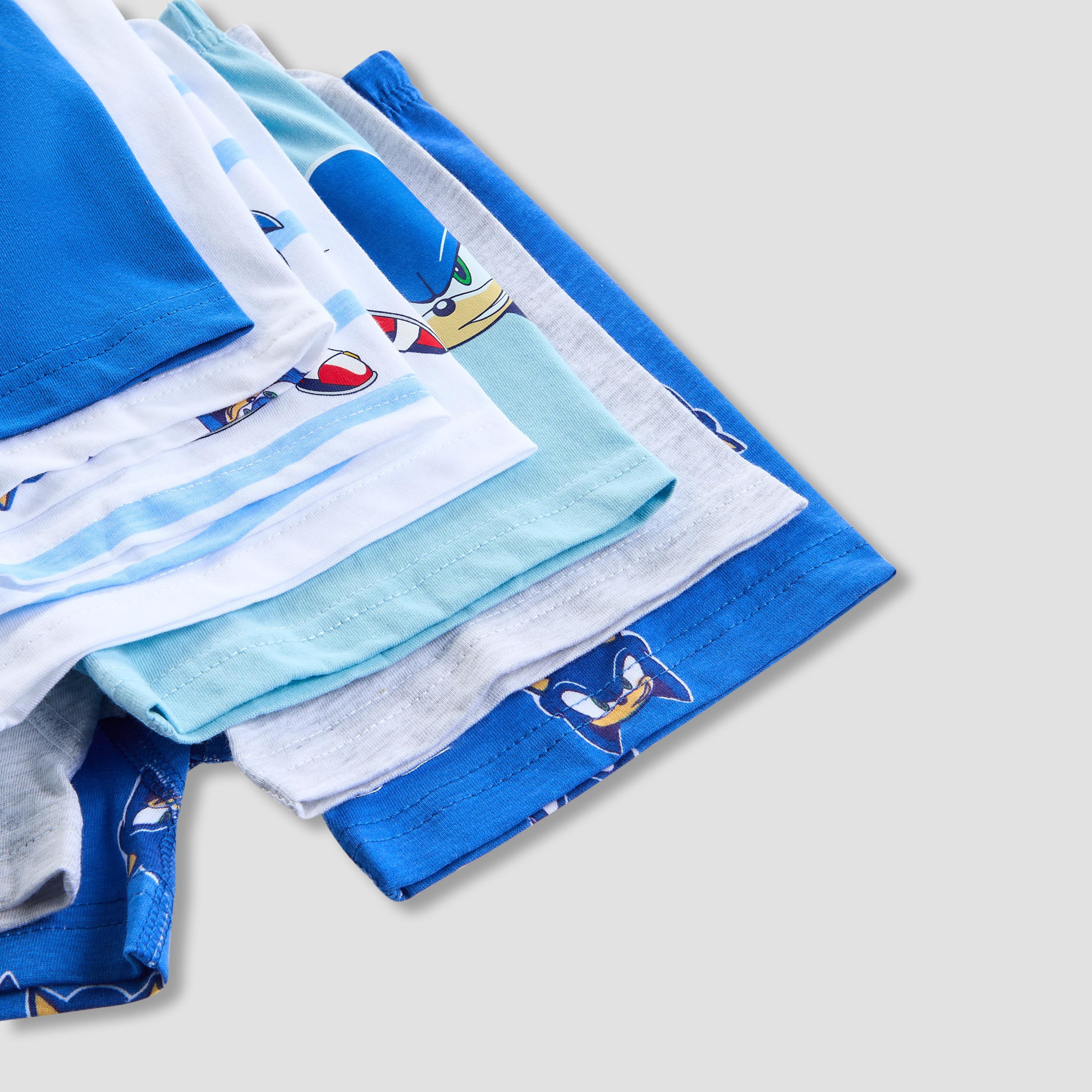 Pack of 7 Cotton Boxers with Sonic the Hedgehog Print-boys-clothing-innerwear-boxersandbriefs-image-10