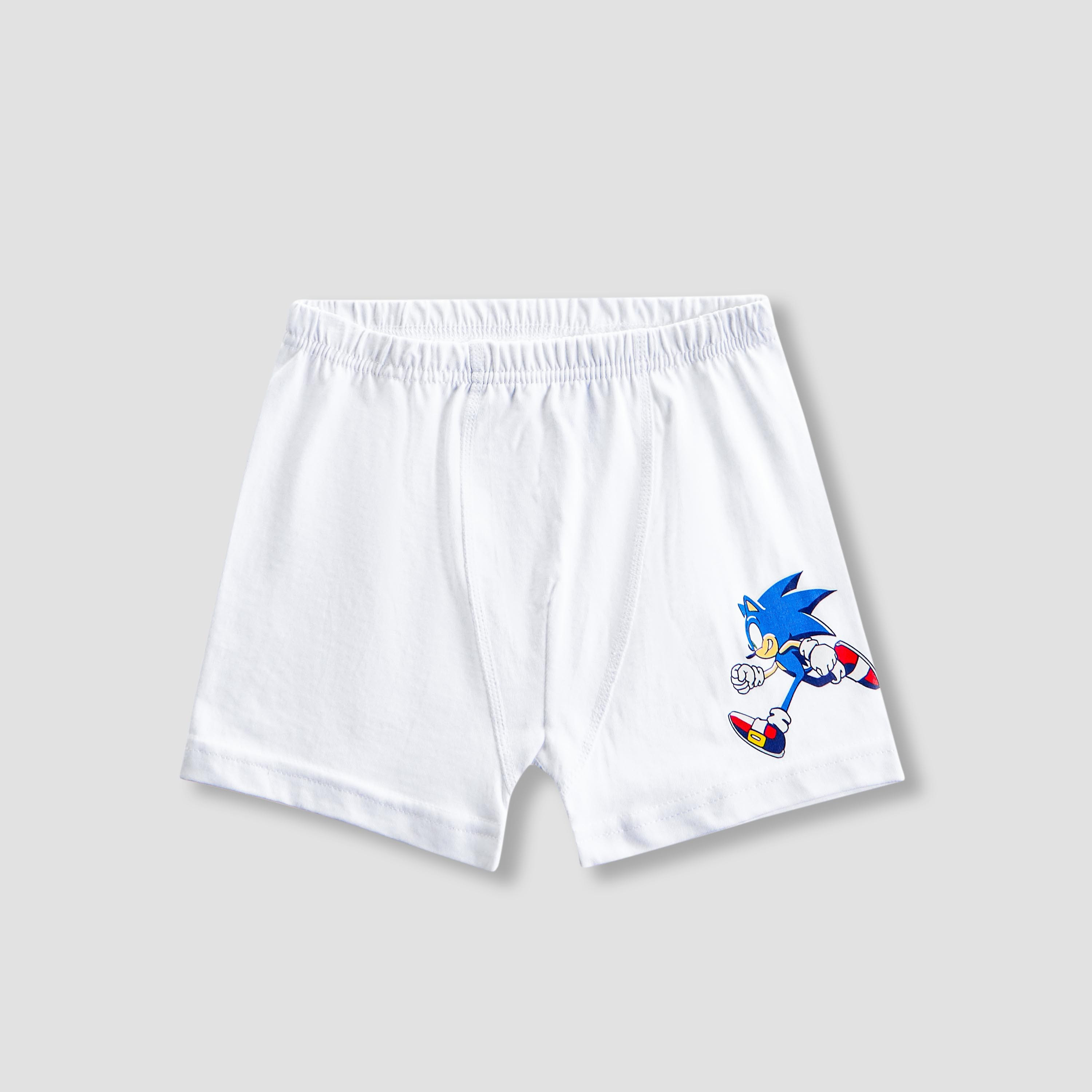 Pack of 7 Cotton Boxers with Sonic the Hedgehog Print-boys-clothing-innerwear-boxersandbriefs-image-4