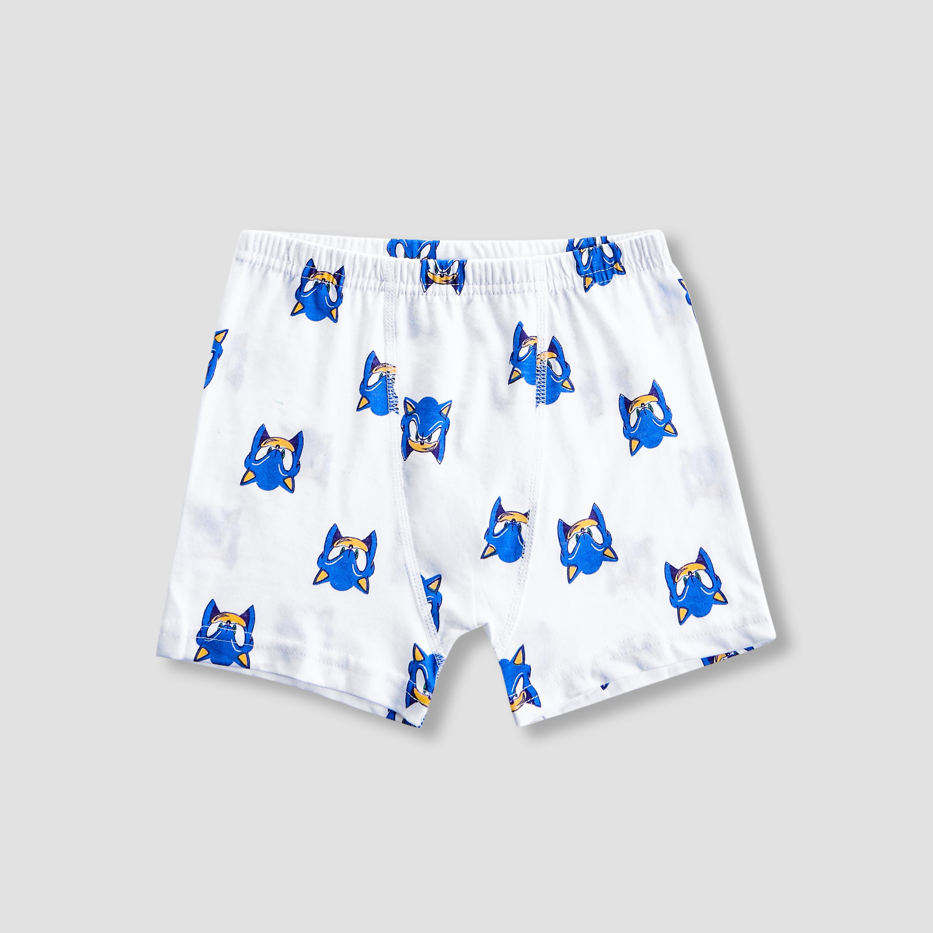 Pack of 7 Cotton Boxers with Sonic the Hedgehog Print-boys-clothing-innerwear-boxersandbriefs-image-7