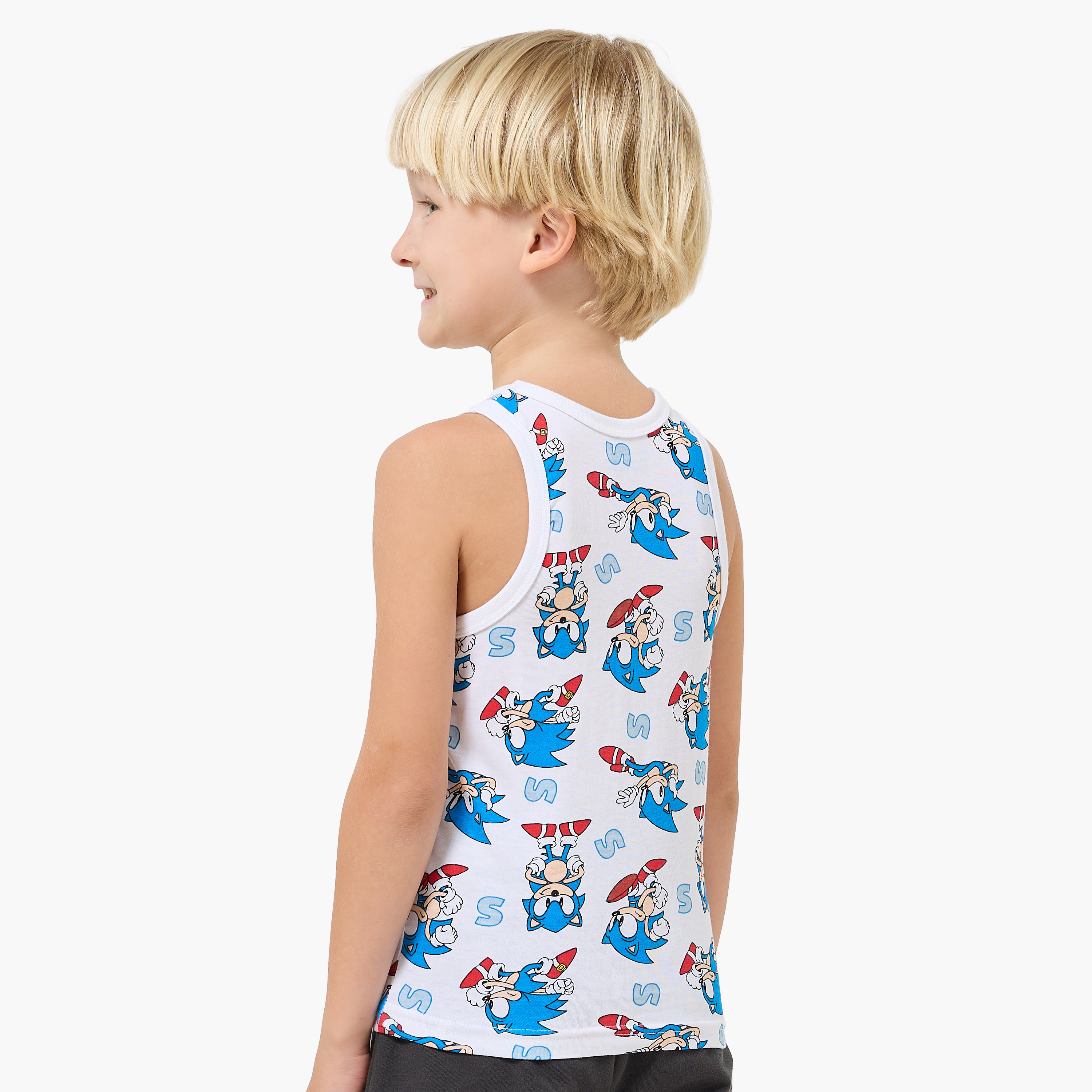 طقم قيستات قطن 3 قطع برقبة مستديرة وطبعات-baby-boys-clothing-innerwear-image-5