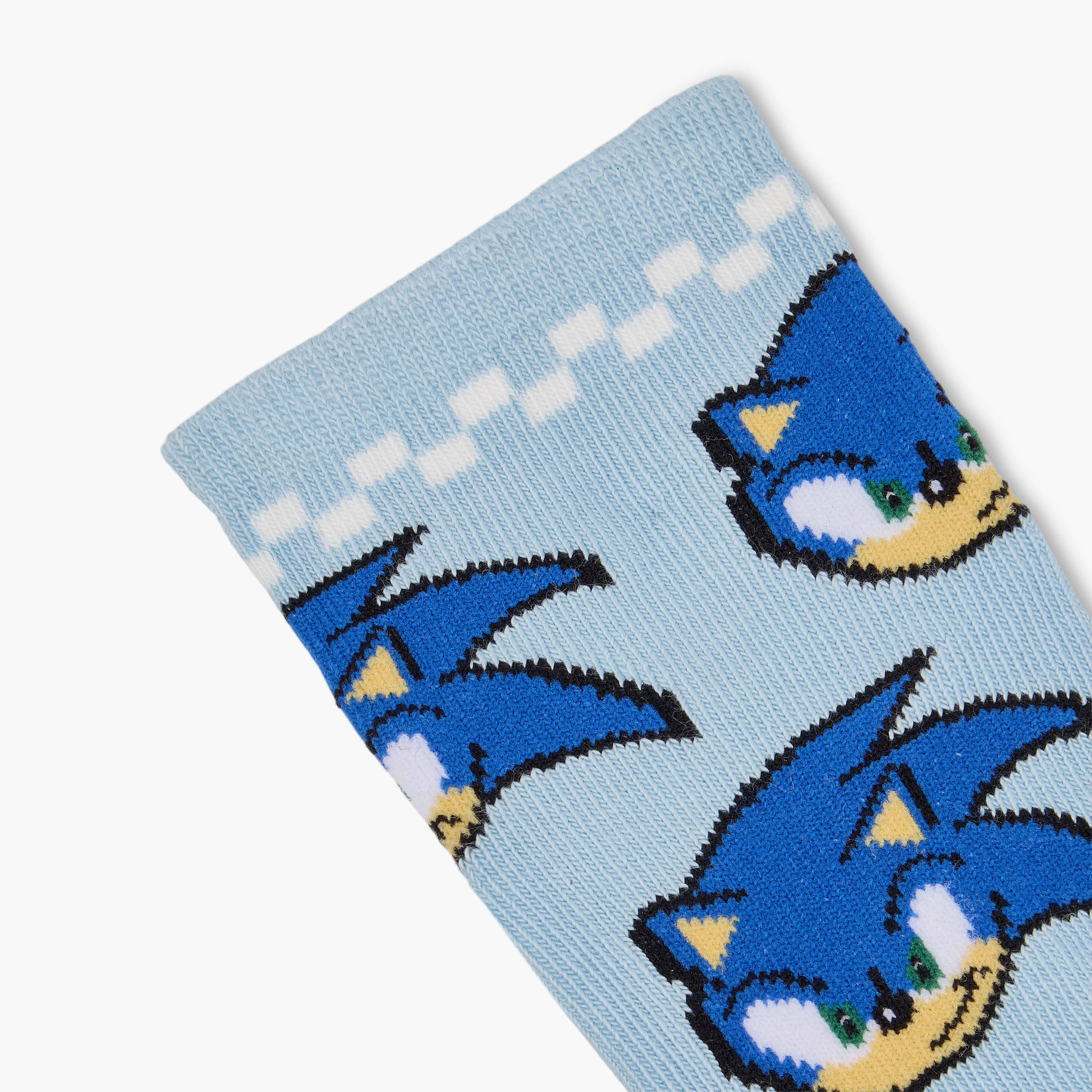 Pack of 3 Boys Socks Sonic the Hedgehog Print-baby-boys-accessories-socks-image-3