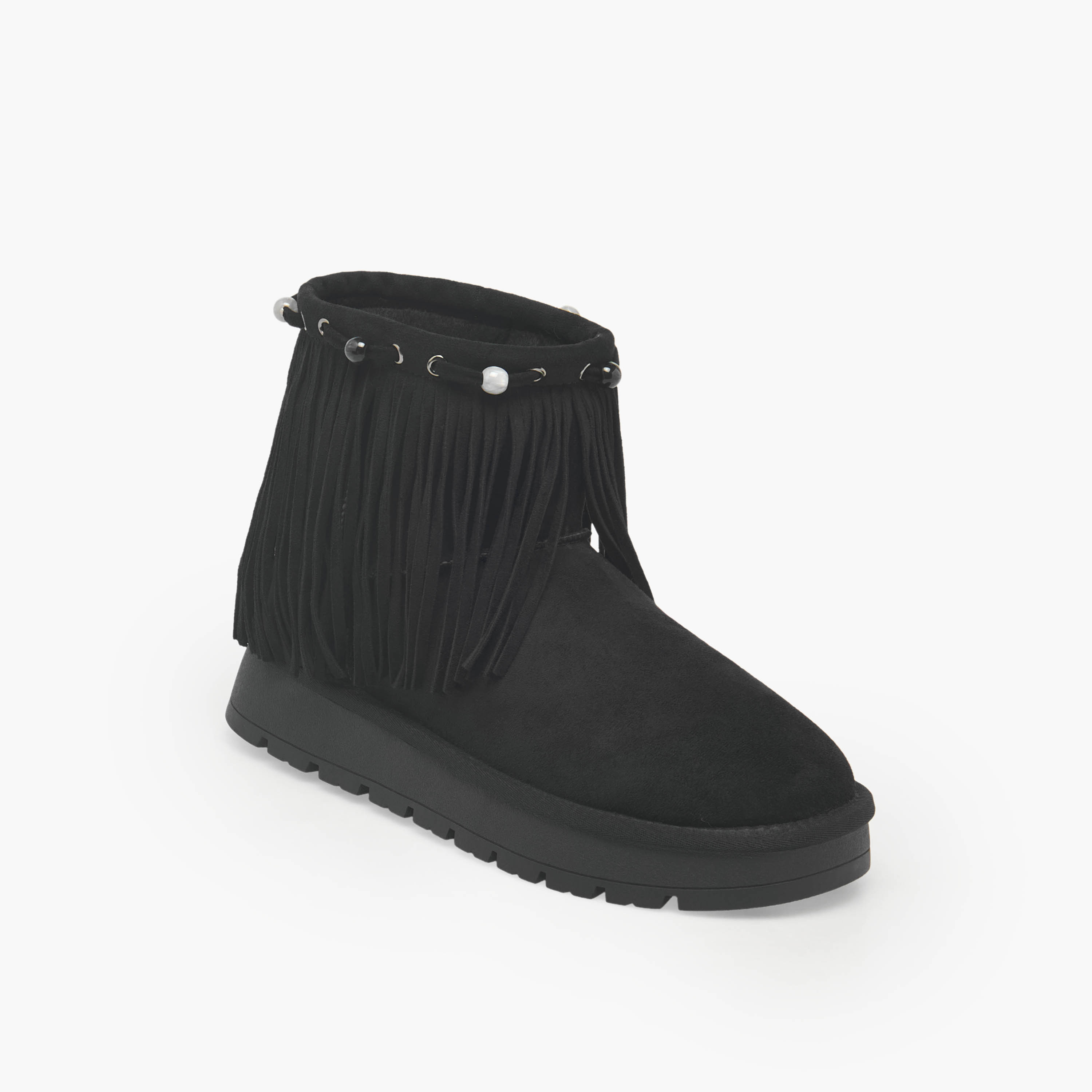 حذاء كاحل شمواه للنساء بشراشيب من ميسي-women-shoes-boots-image-2