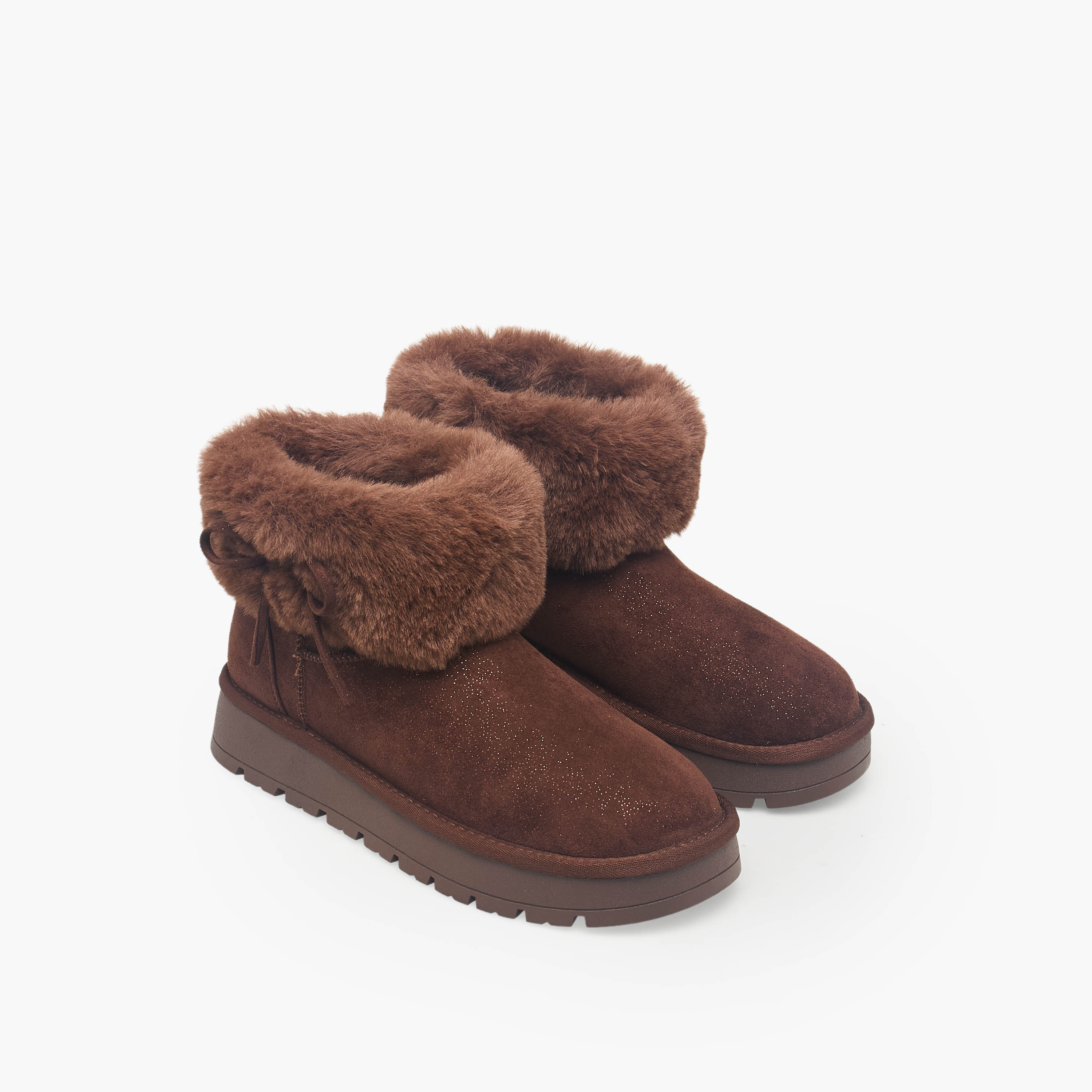 بوت شامواه بياقة فرو للنساء من ميسي-women-shoes-boots-image-1