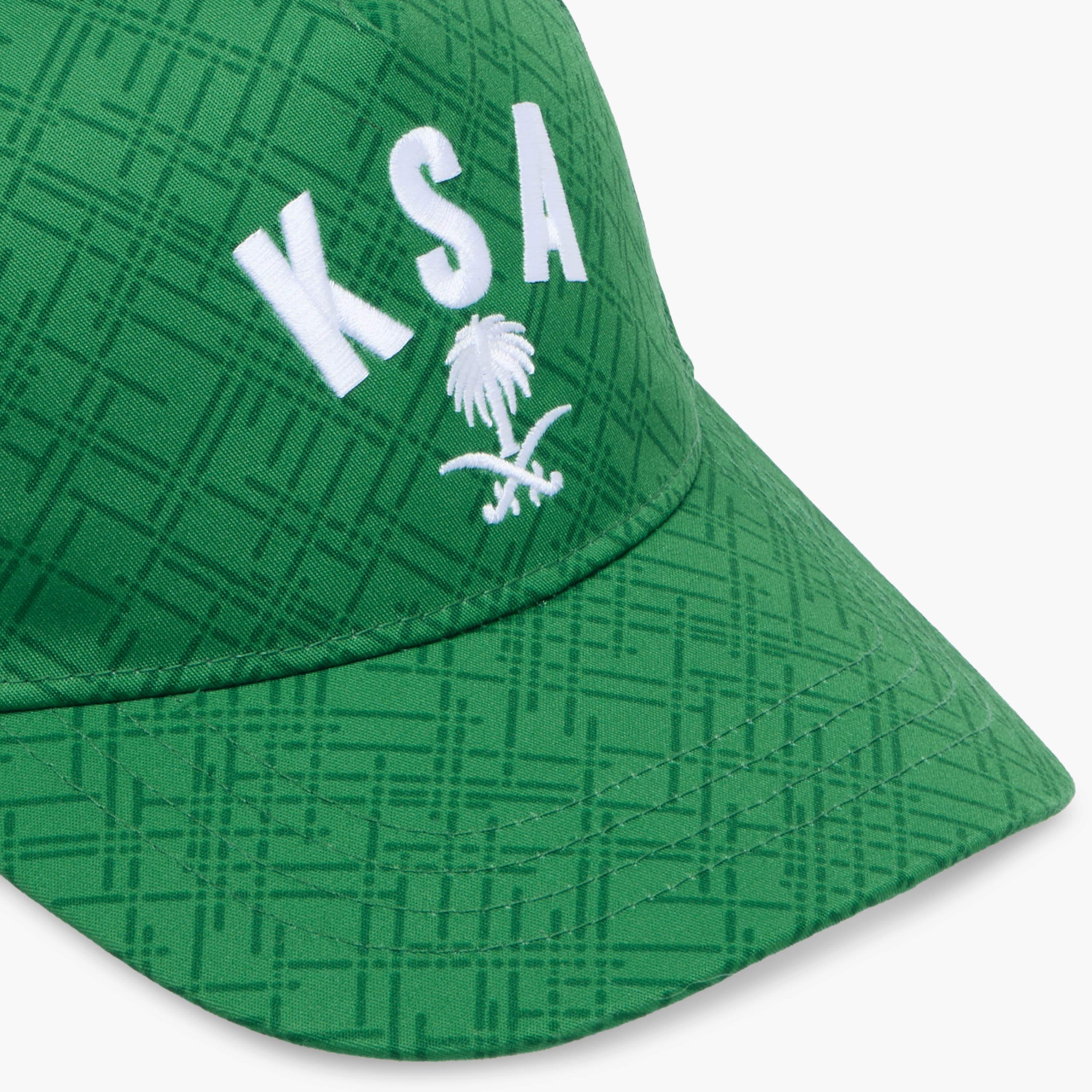 Juniors KSA National Day Embroidered Cap with Hook and Loop Closure-boys-accessories-caps-image-6