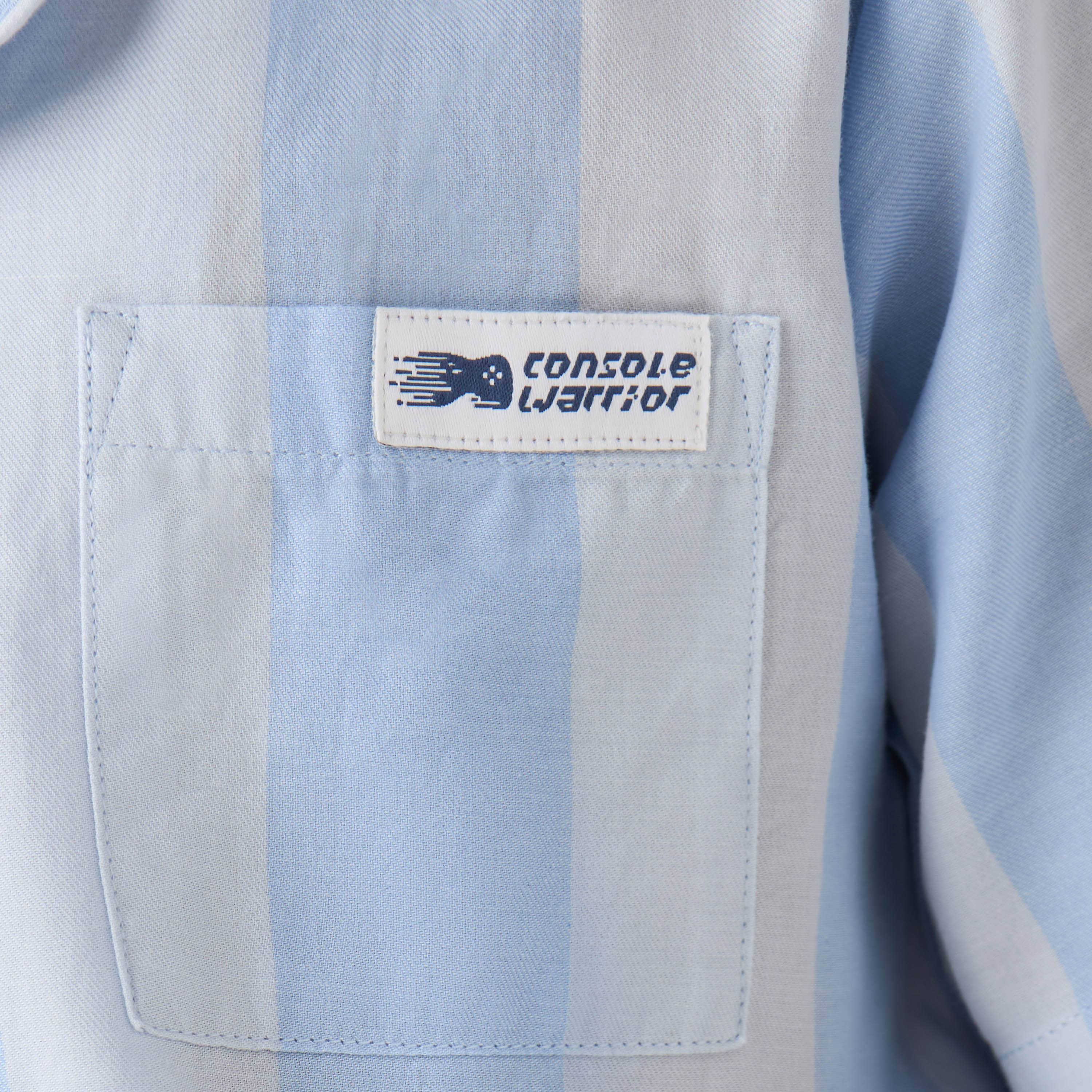 Juniors Boys Shirt and Pyjama Set with Stripes - Cotton - Short Sleeves - Collar-boys-clothing-nightwear-image-6