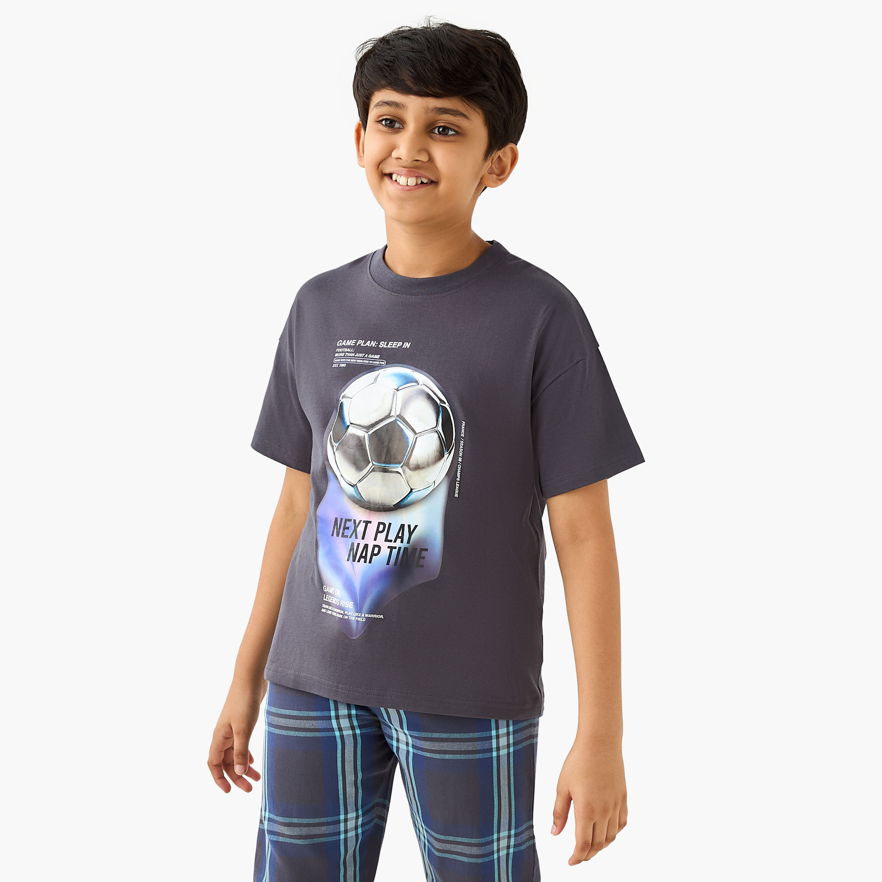 طقم تيشيرت وبيجاما بطبعات من جونيورز-boys-clothing-nightwear-image-2