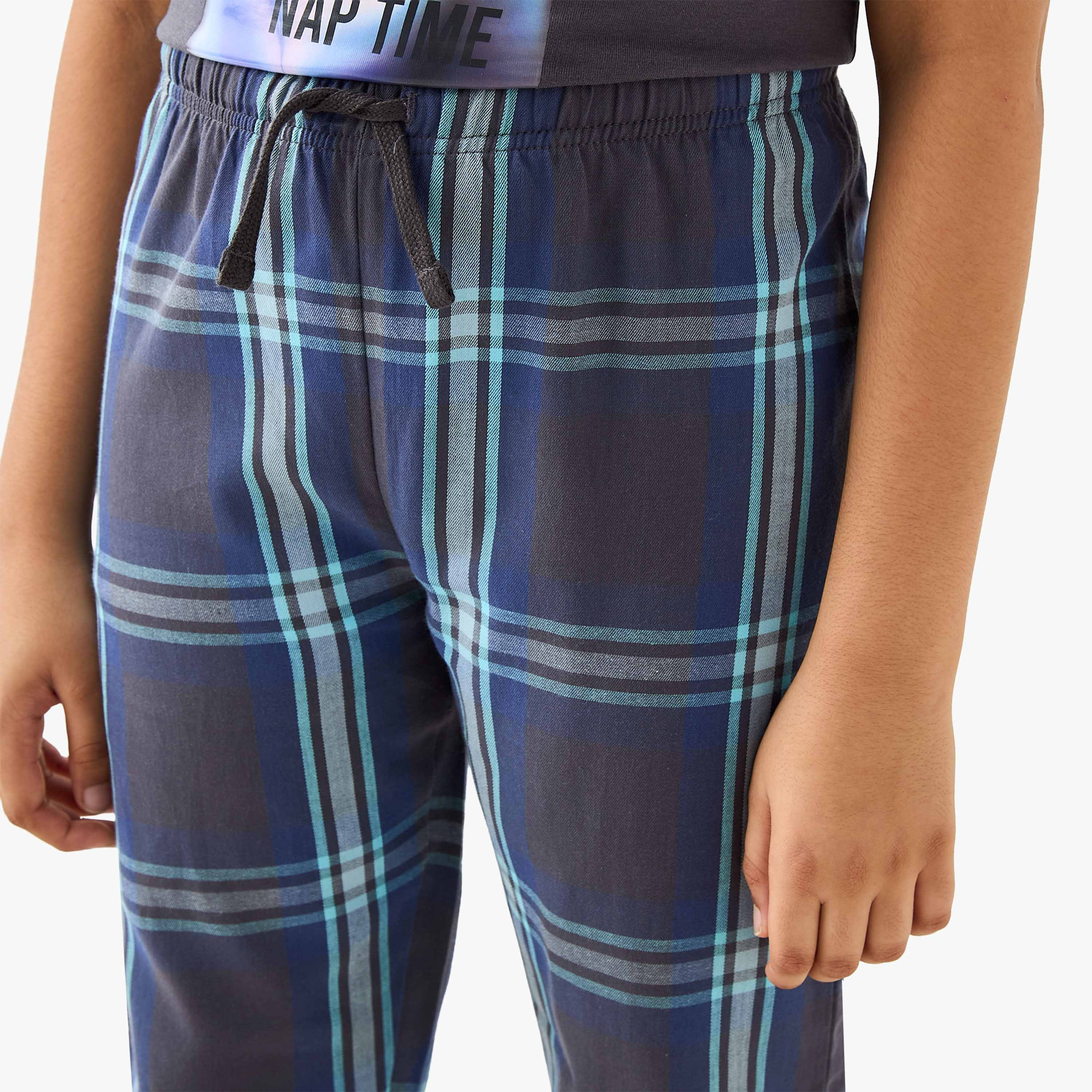 طقم تيشيرت وبيجاما بطبعات من جونيورز-boys-clothing-nightwear-image-6