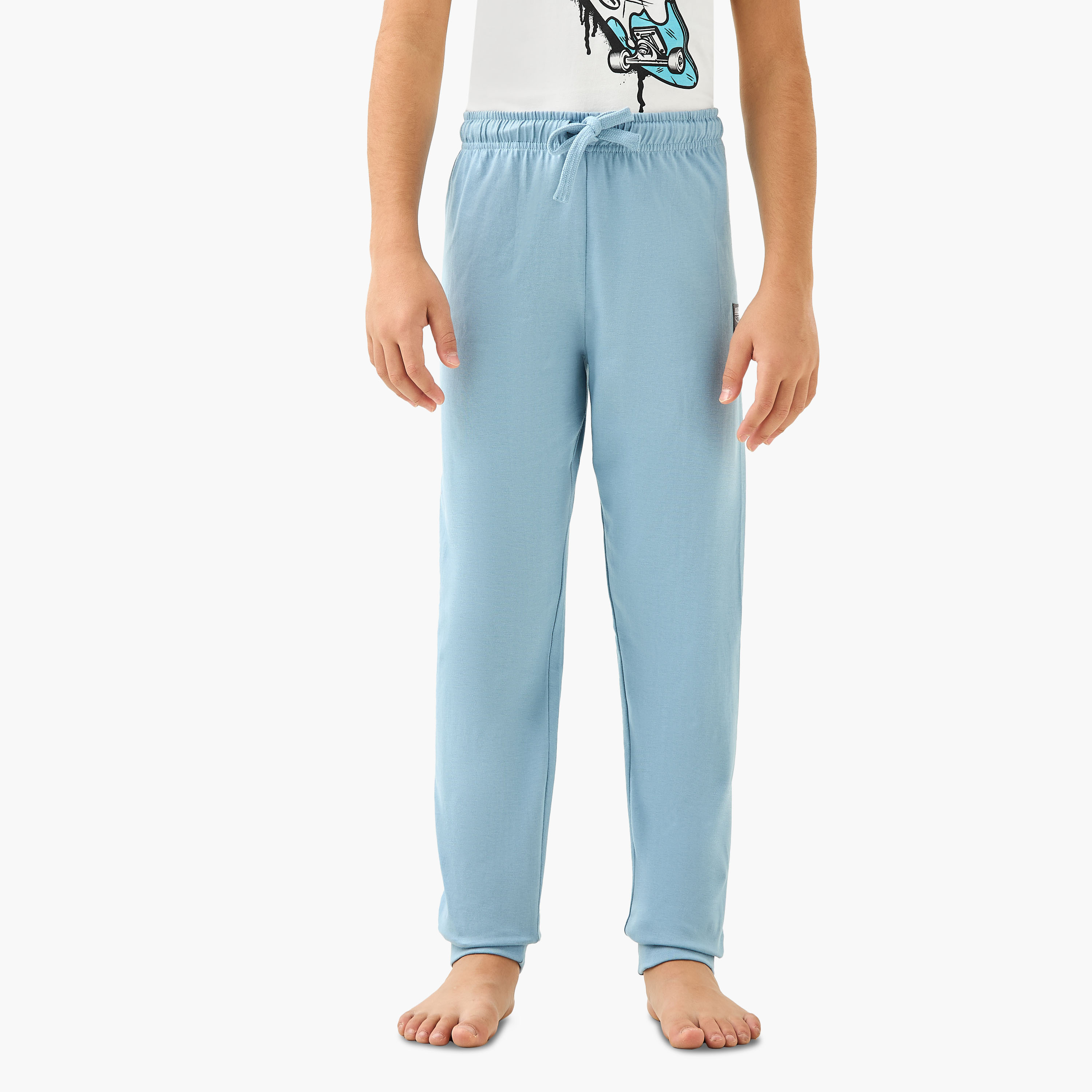 Juniors Skateboard Print T-shirt and Pyjamas - Set of 3-boys-clothing-nightwear-image-5