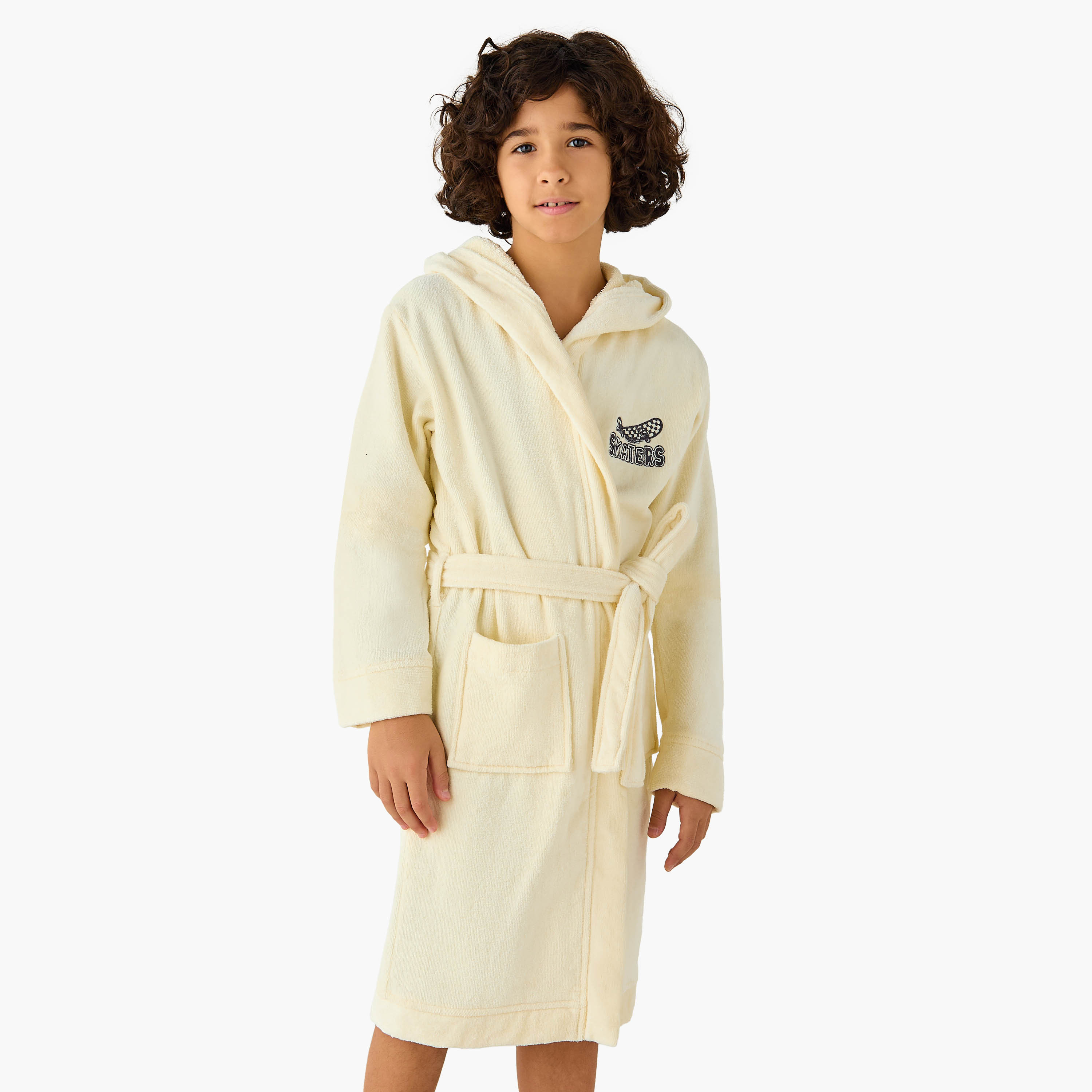 روب بقبعة مطرّز مع حزام رباط من جونيورز-boys-clothing-nightwear-image-2