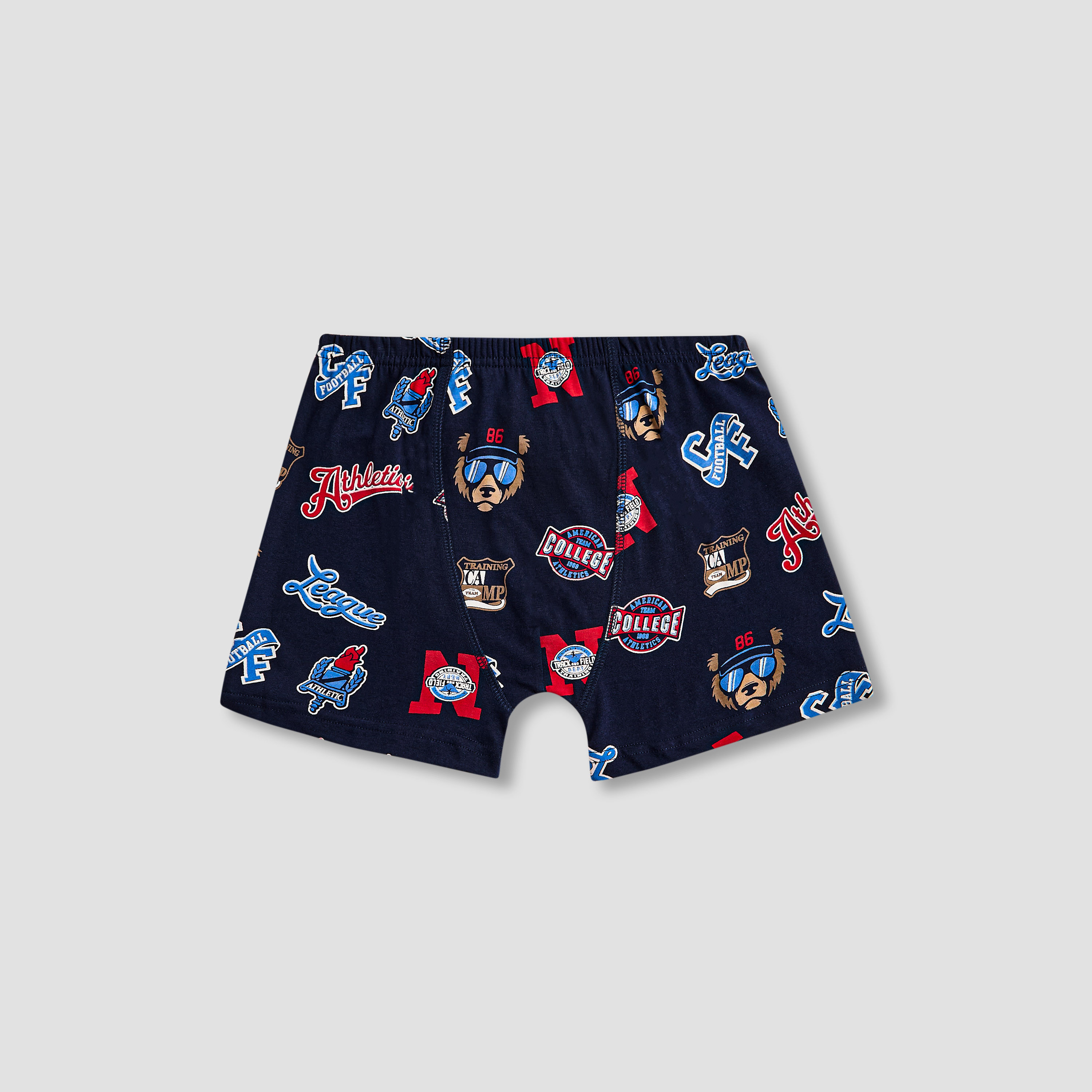 Juniors Printed Boxers with Elasticated Waistband - Set of 5-boys-clothing-innerwear-boxersandbriefs-image-3