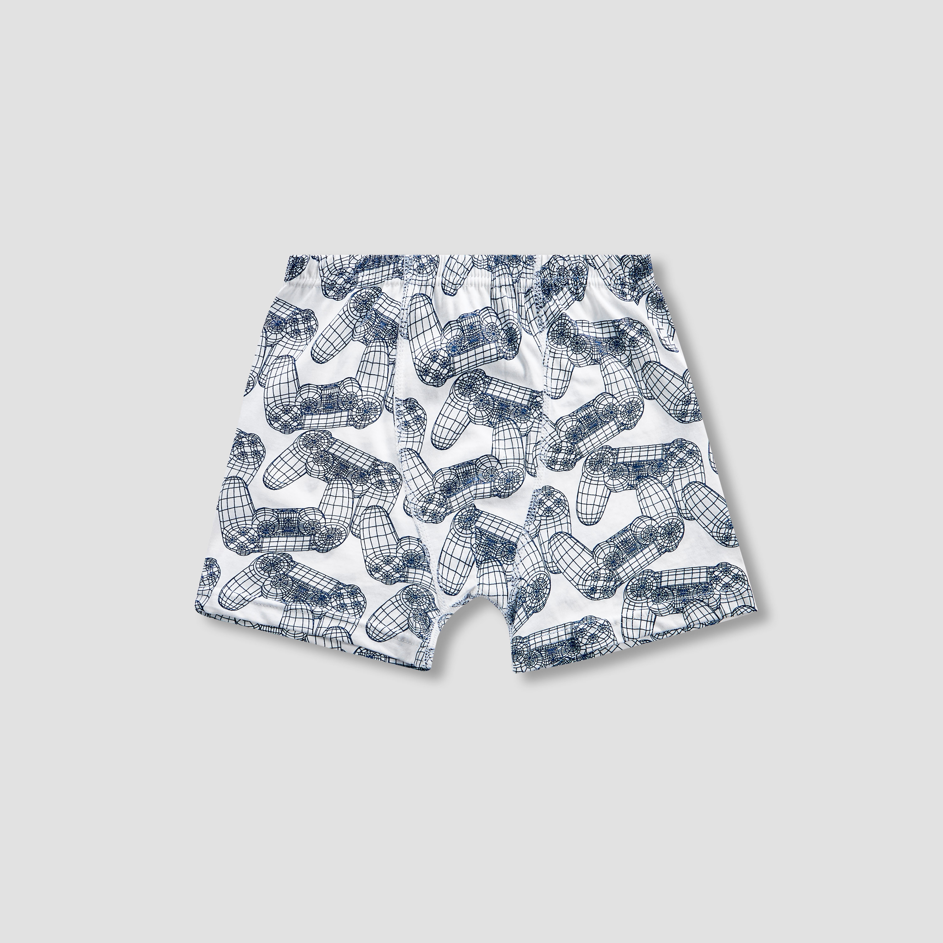 Juniors Gaming Print Boxers with Elasticated Waistband - Set of 5-boys-clothing-innerwear-boxersandbriefs-image-2