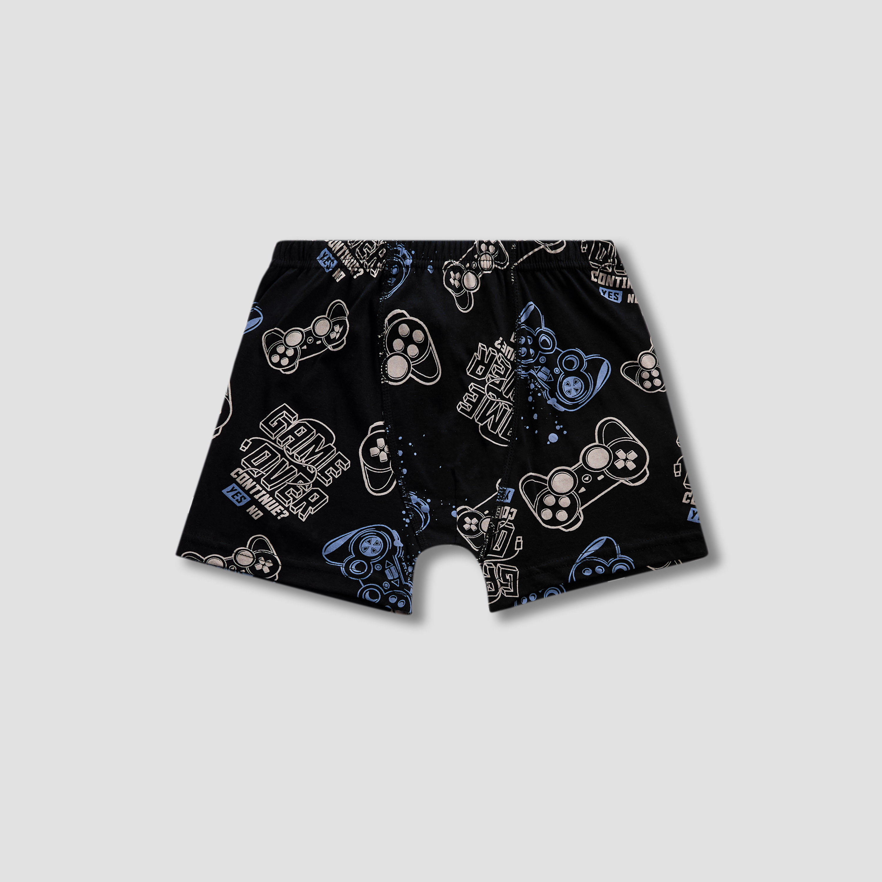 Juniors Gaming Print Boxers with Elasticated Waistband - Set of 5-boys-clothing-innerwear-boxersandbriefs-image-4