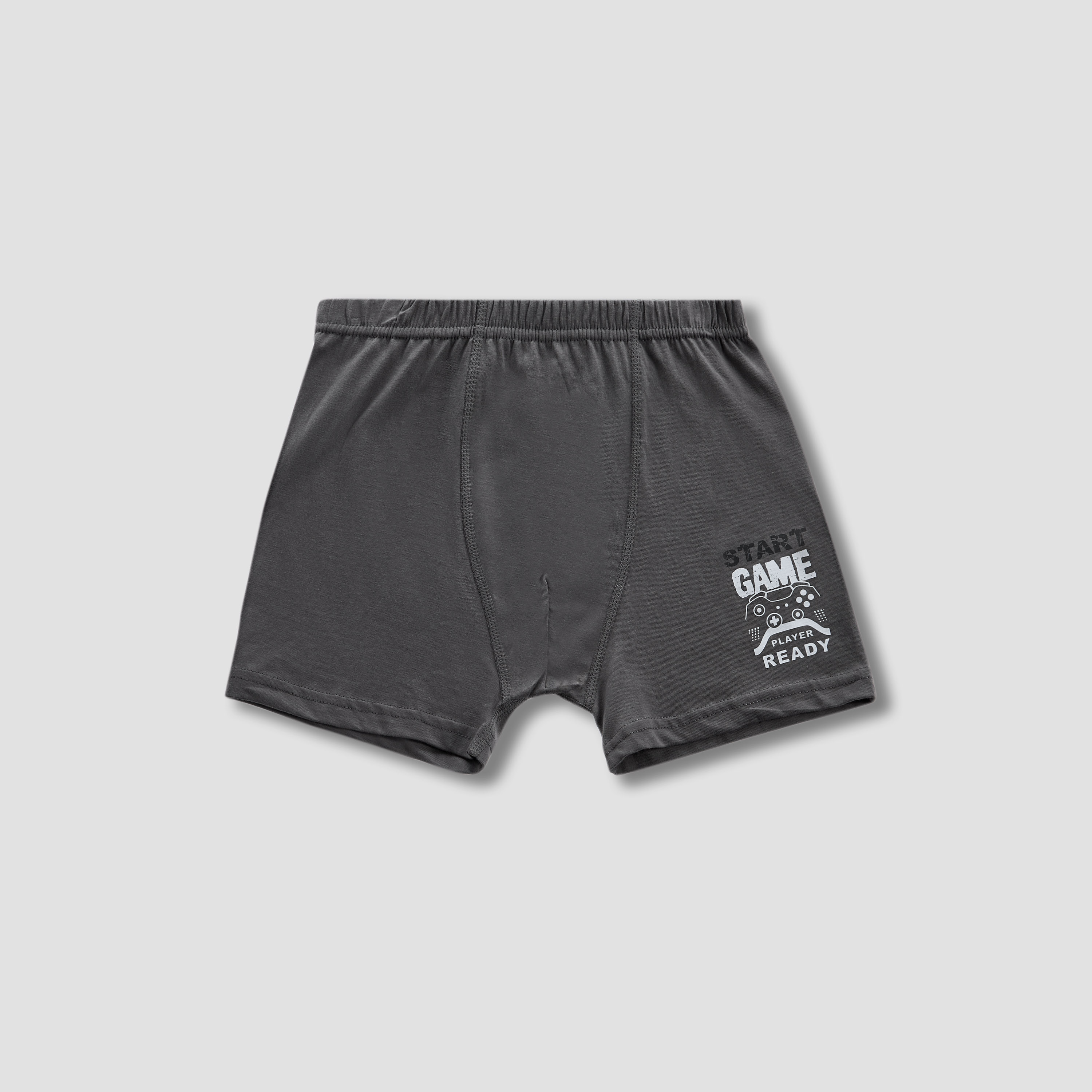 Juniors Gaming Print Boxers with Elasticated Waistband - Set of 5-boys-clothing-innerwear-boxersandbriefs-image-5
