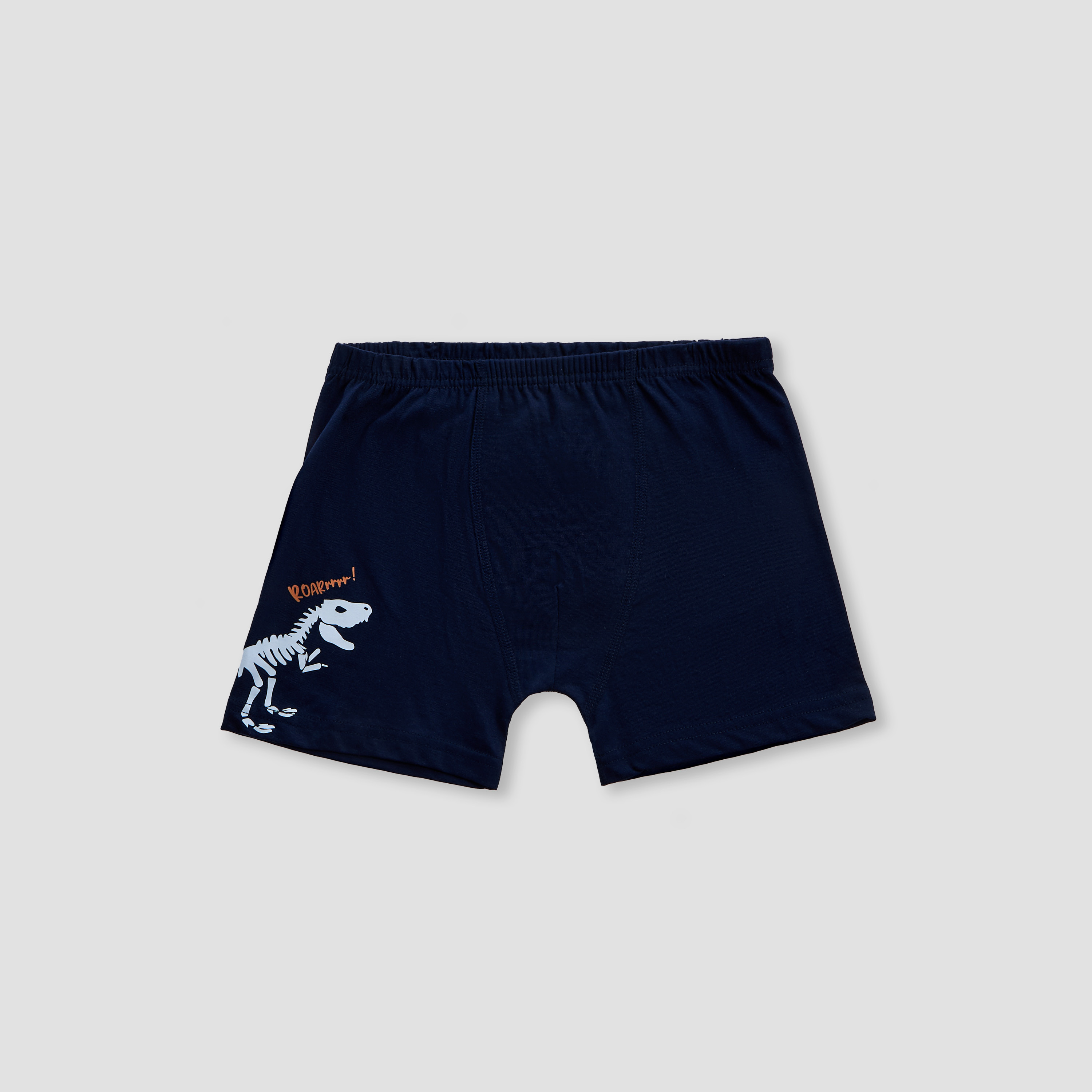 Juniors Dinosaur Print Boxer with Elasticated Waistband - Set of 7-boys-clothing-innerwear-boxersandbriefs-image-4