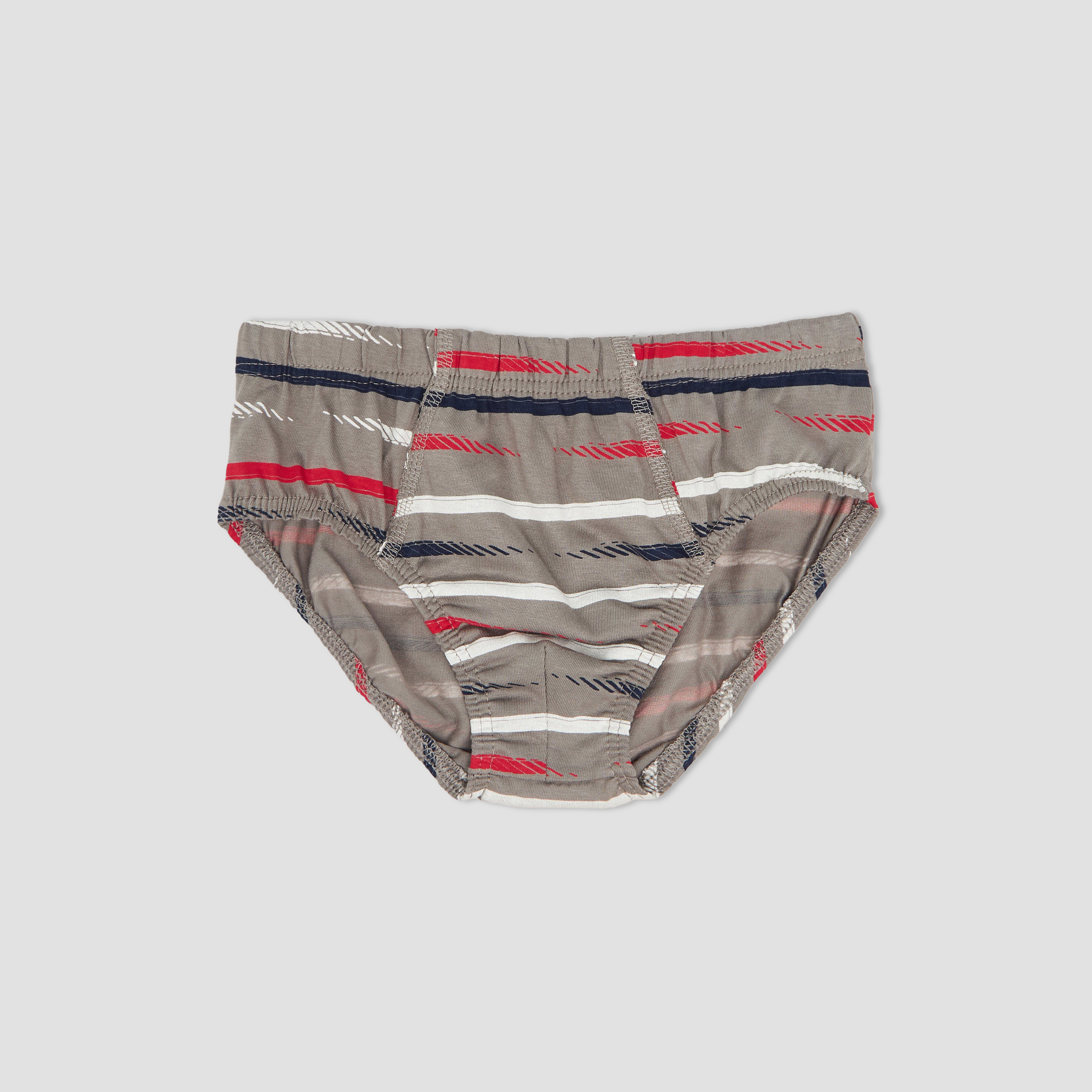 Pack of 5 Juniors Cotton Briefs with Car Print-boys-clothing-innerwear-boxersandbriefs-image-2