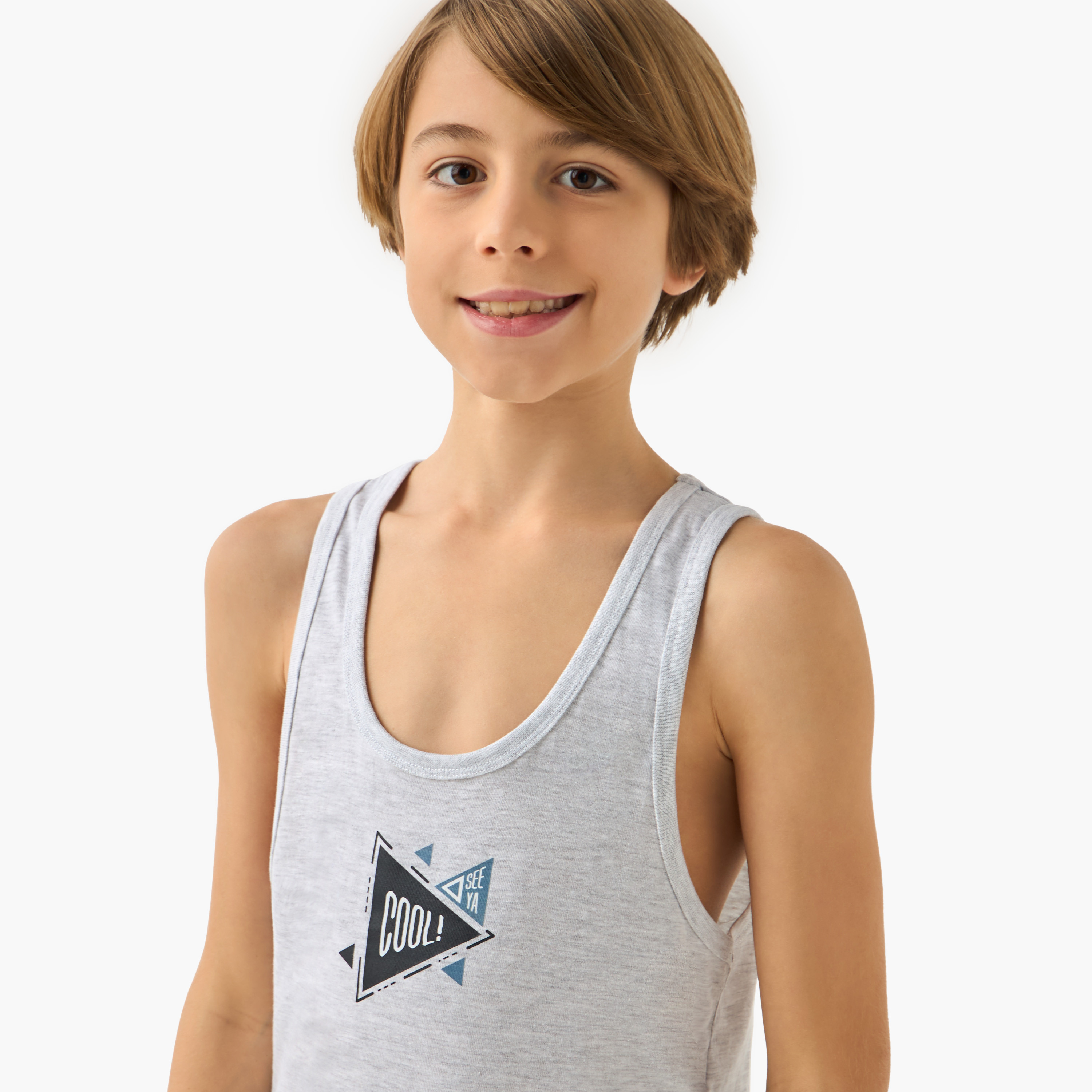 Juniors Printed Vest - Set of 3-boys-clothing-innerwear-vests-image-7