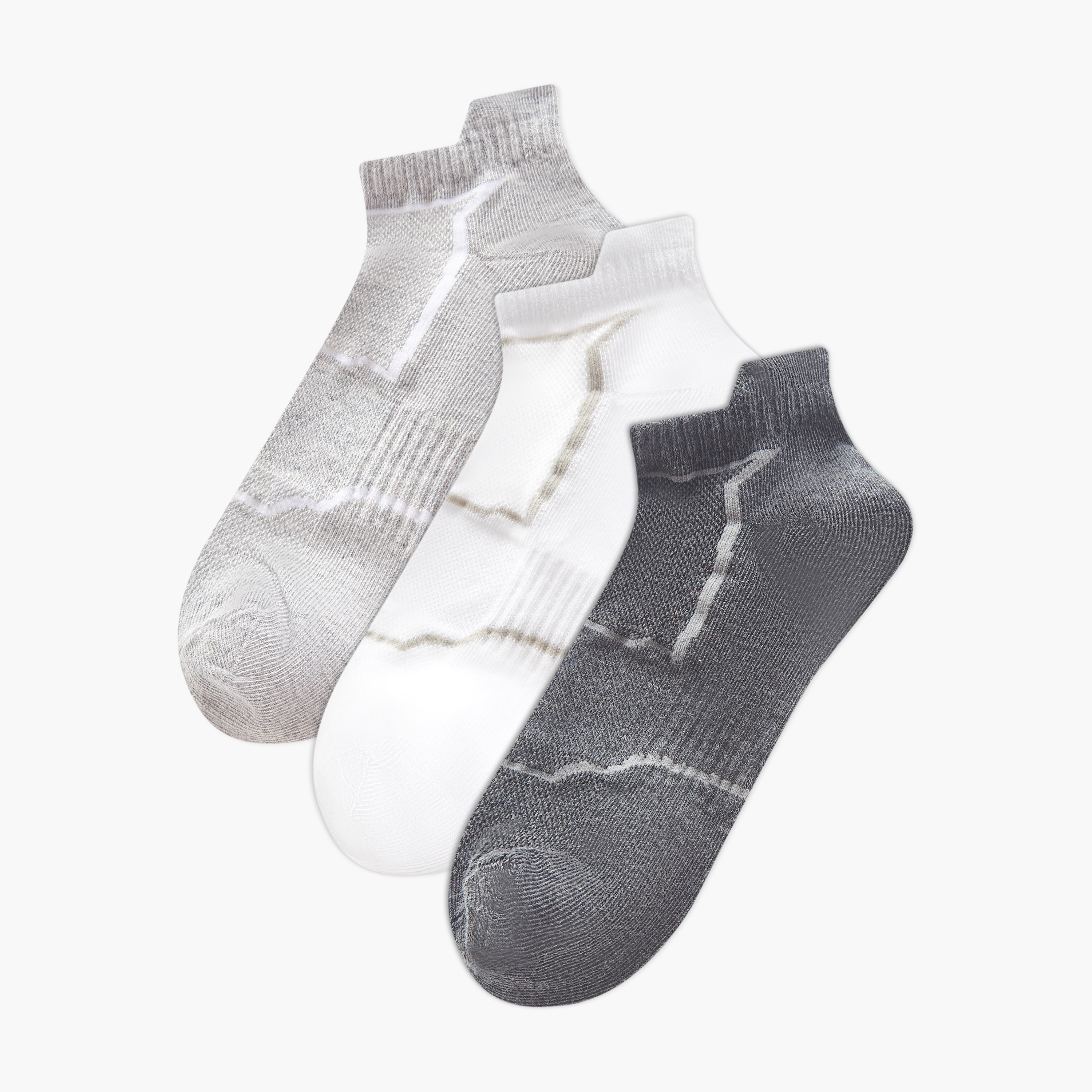 Pack of 3 Juniors Boys Socks with Stripes-boys-accessories-socks-image-1