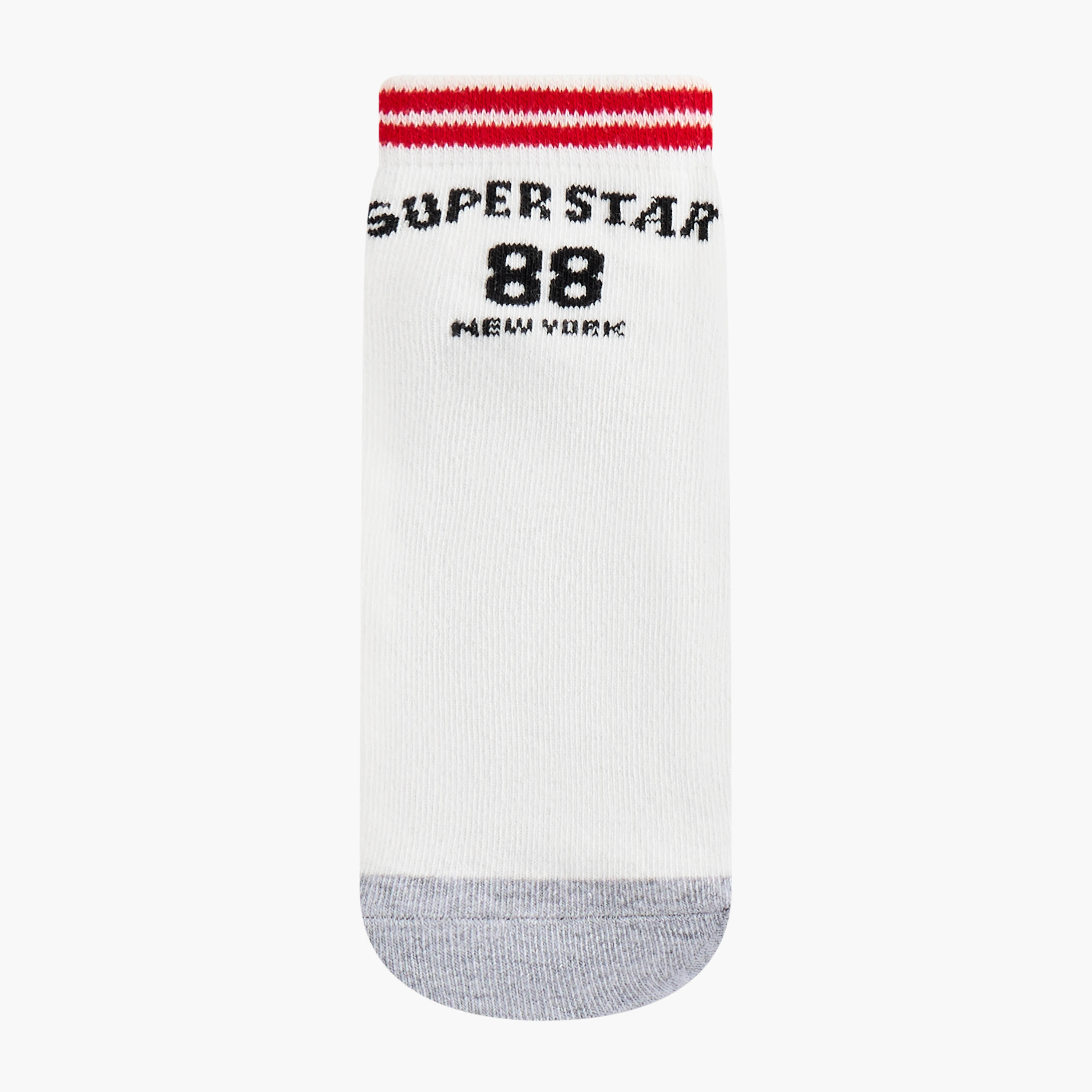 Juniors Skateboard Print Ankle Length Socks - Set of 7-boys-accessories-socks-image-2