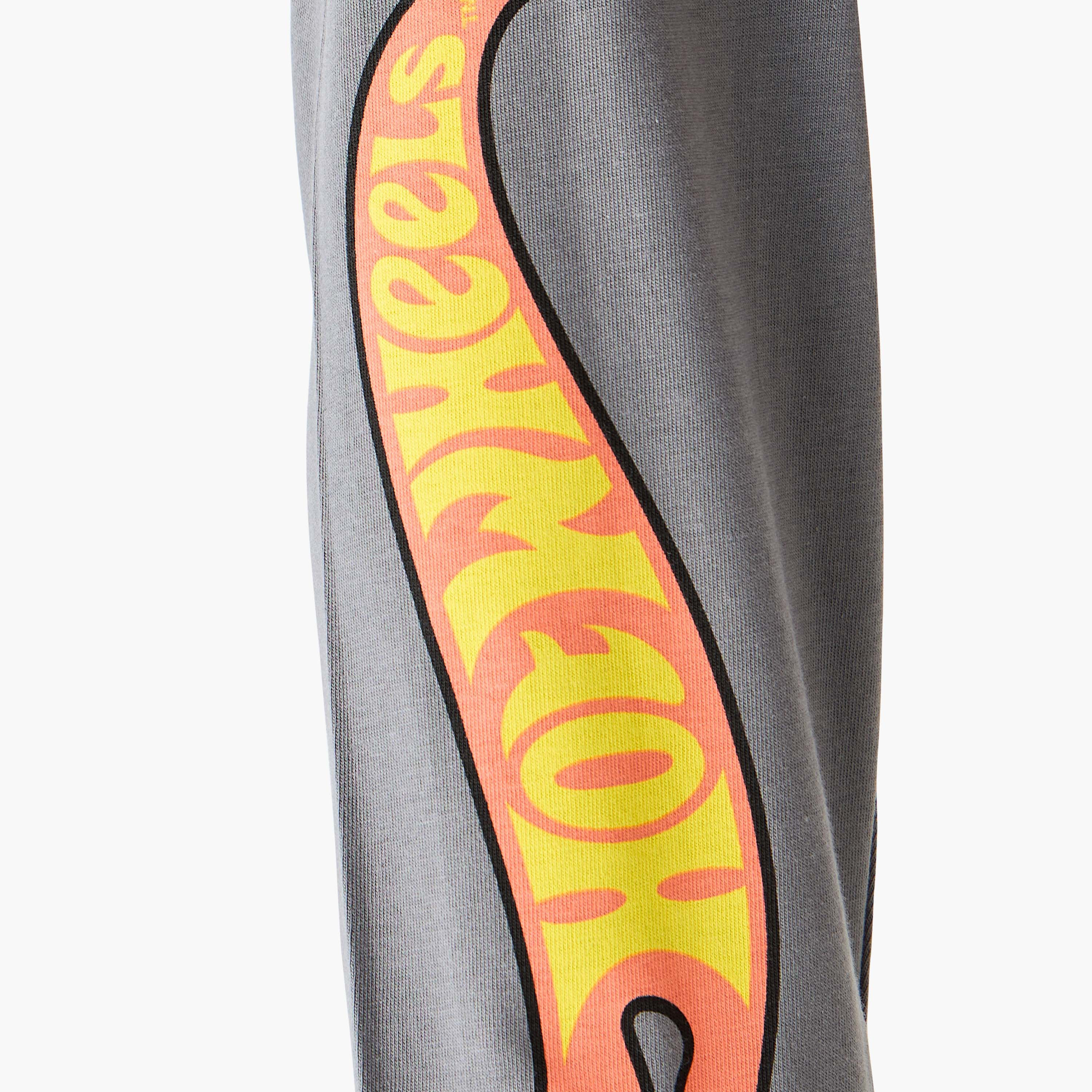 Hot Wheels Print T-shirt and Pyjamas - Set of 2-boys-clothing-nightwear-image-8