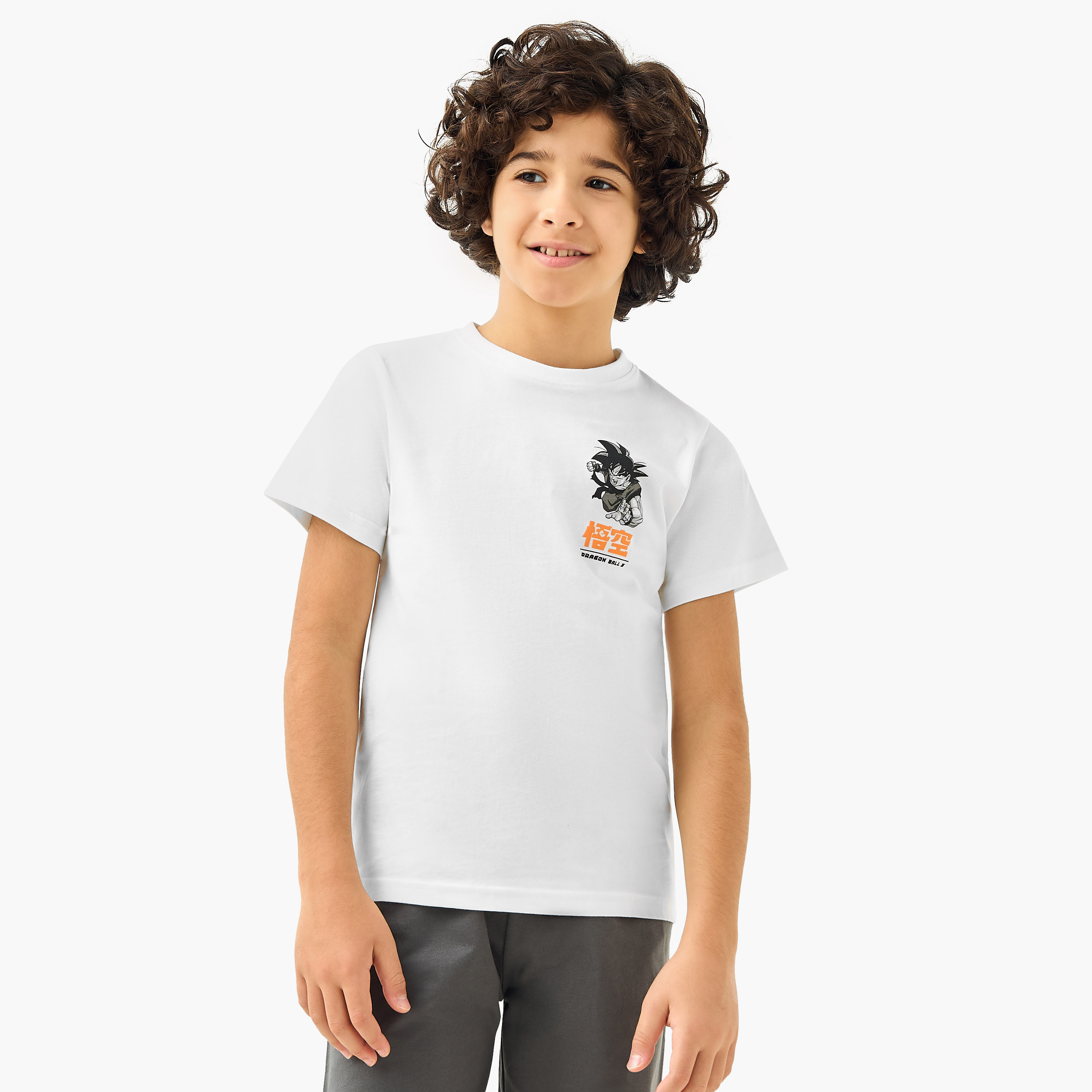 TV Tokyo Dragon Ball Z Print T-shirt and Pyjama Set-boys-clothing-nightwear-image-2