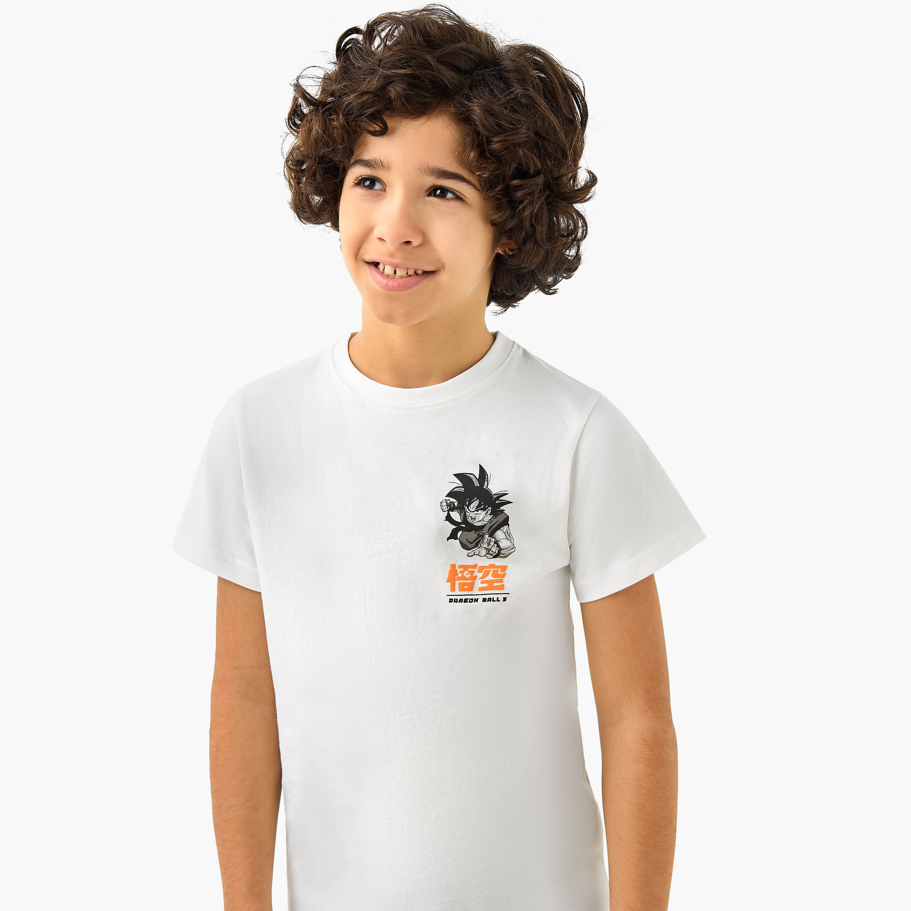 TV Tokyo Dragon Ball Z Print T-shirt and Pyjama Set-boys-clothing-nightwear-image-5