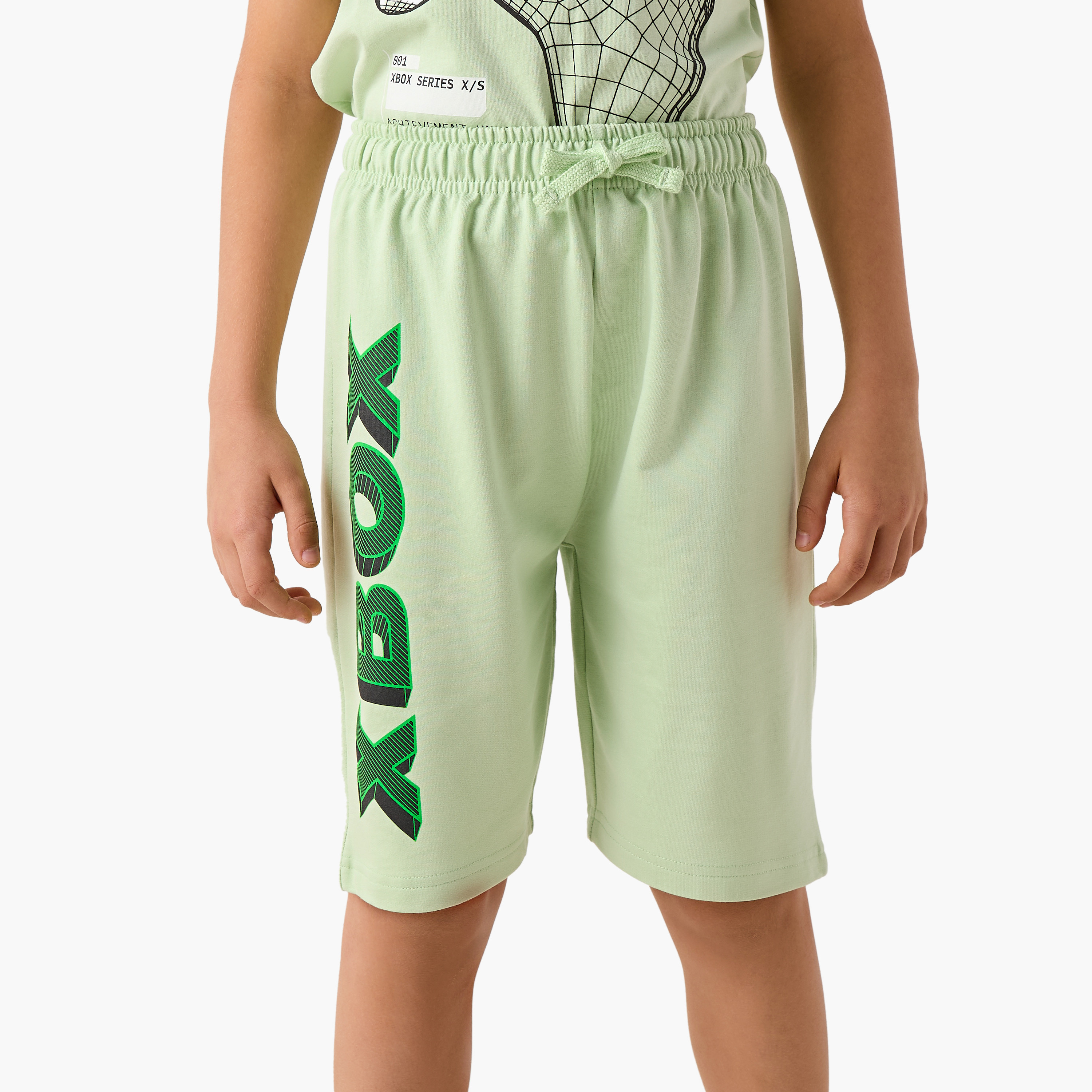 Xbox Gaming Print T-shirt and Shorts Set-boys-clothing-nightwear-image-3