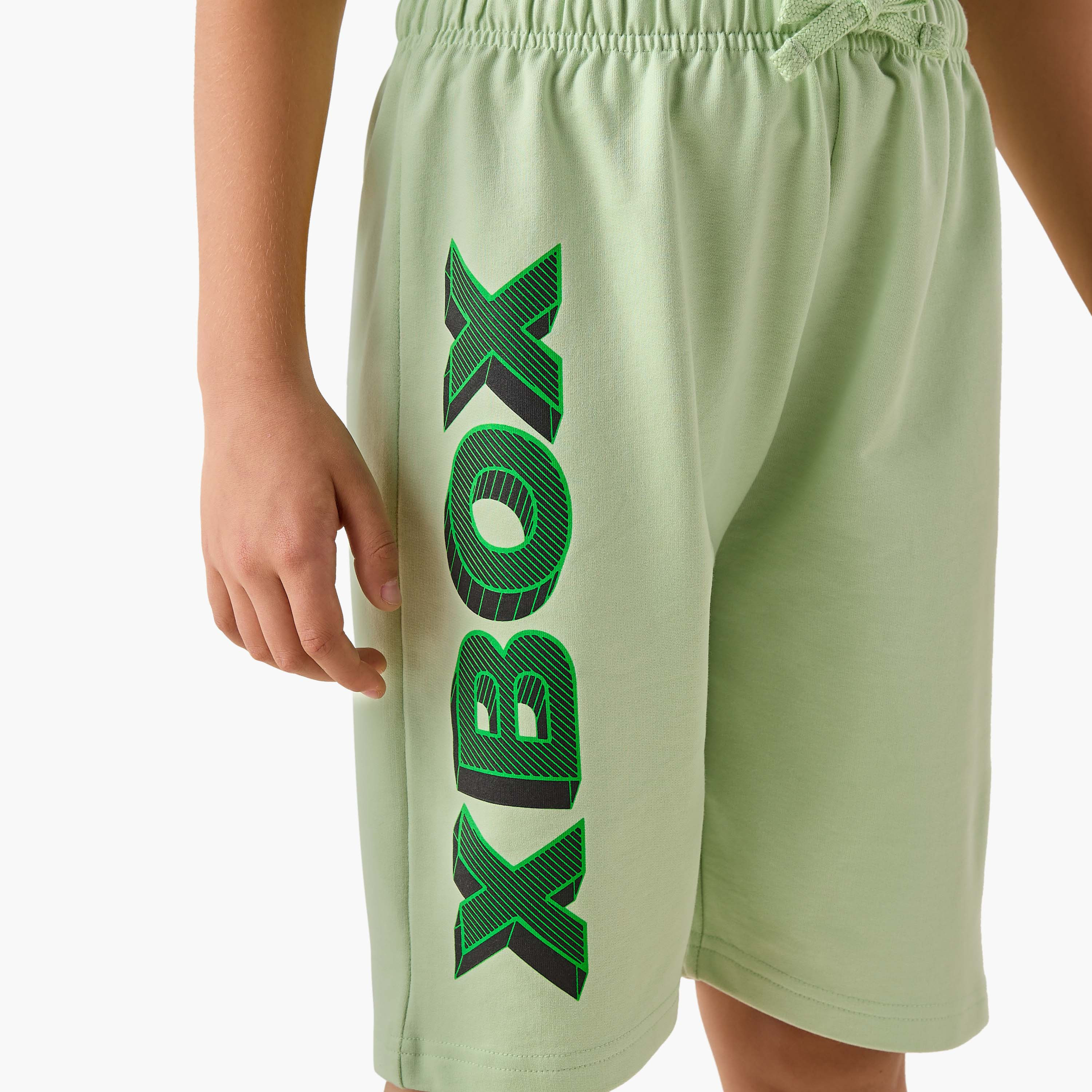 Xbox Gaming Print T-shirt and Shorts Set-boys-clothing-nightwear-image-6
