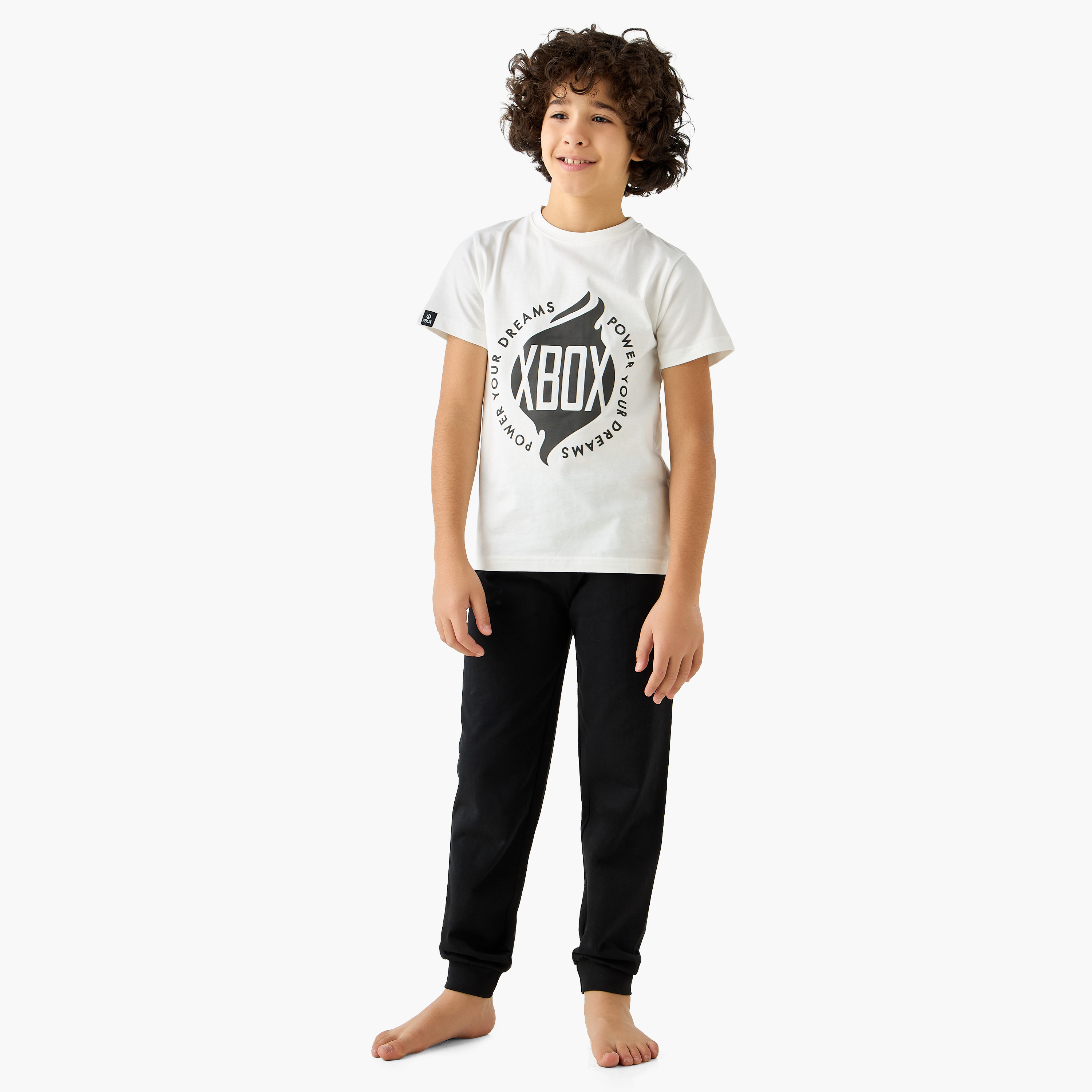 طقم بيجاما وتيشيرت بطبعات من إكس بوكس-boys-clothing-nightwear-image-6