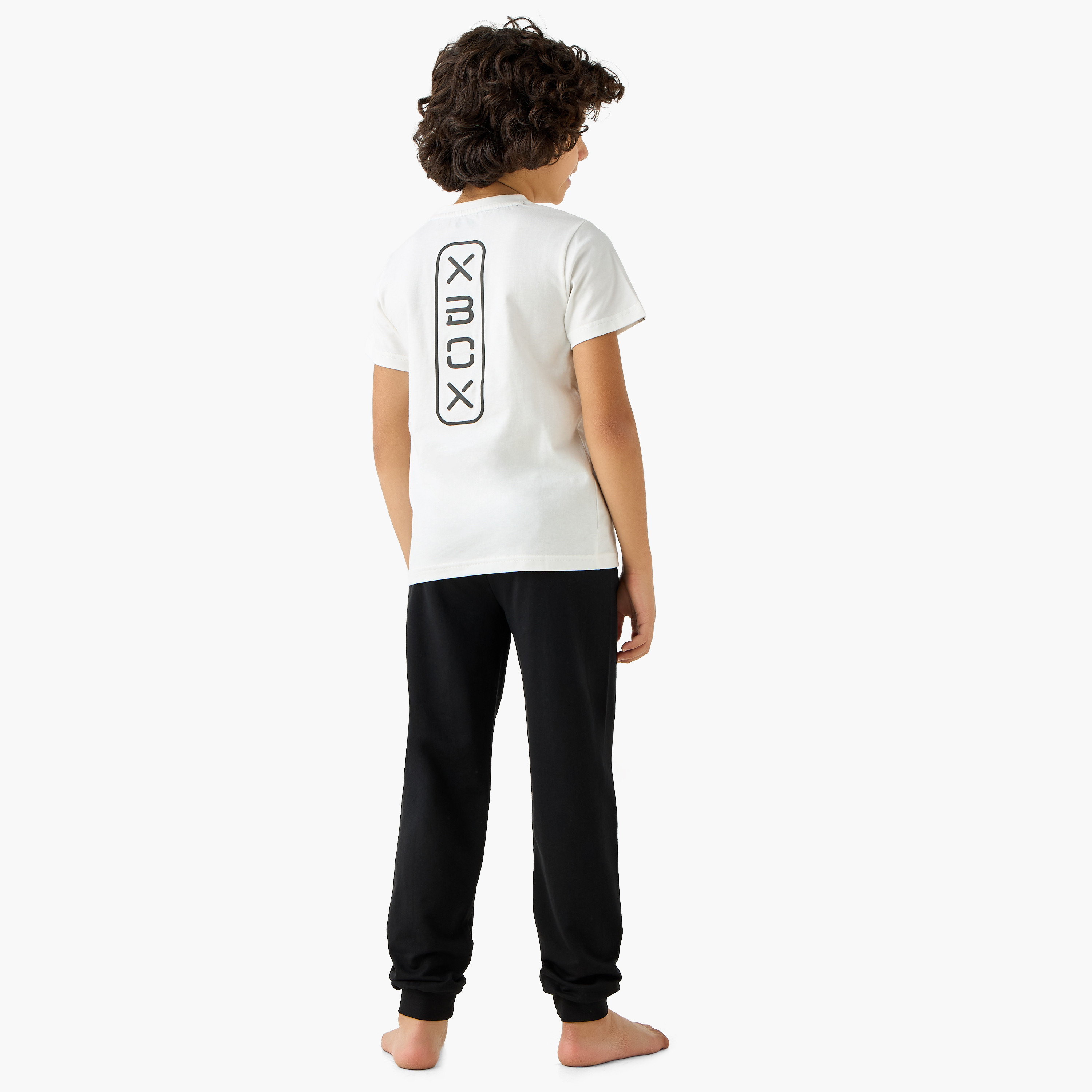 طقم بيجاما وتيشيرت بطبعات من إكس بوكس-boys-clothing-nightwear-image-3