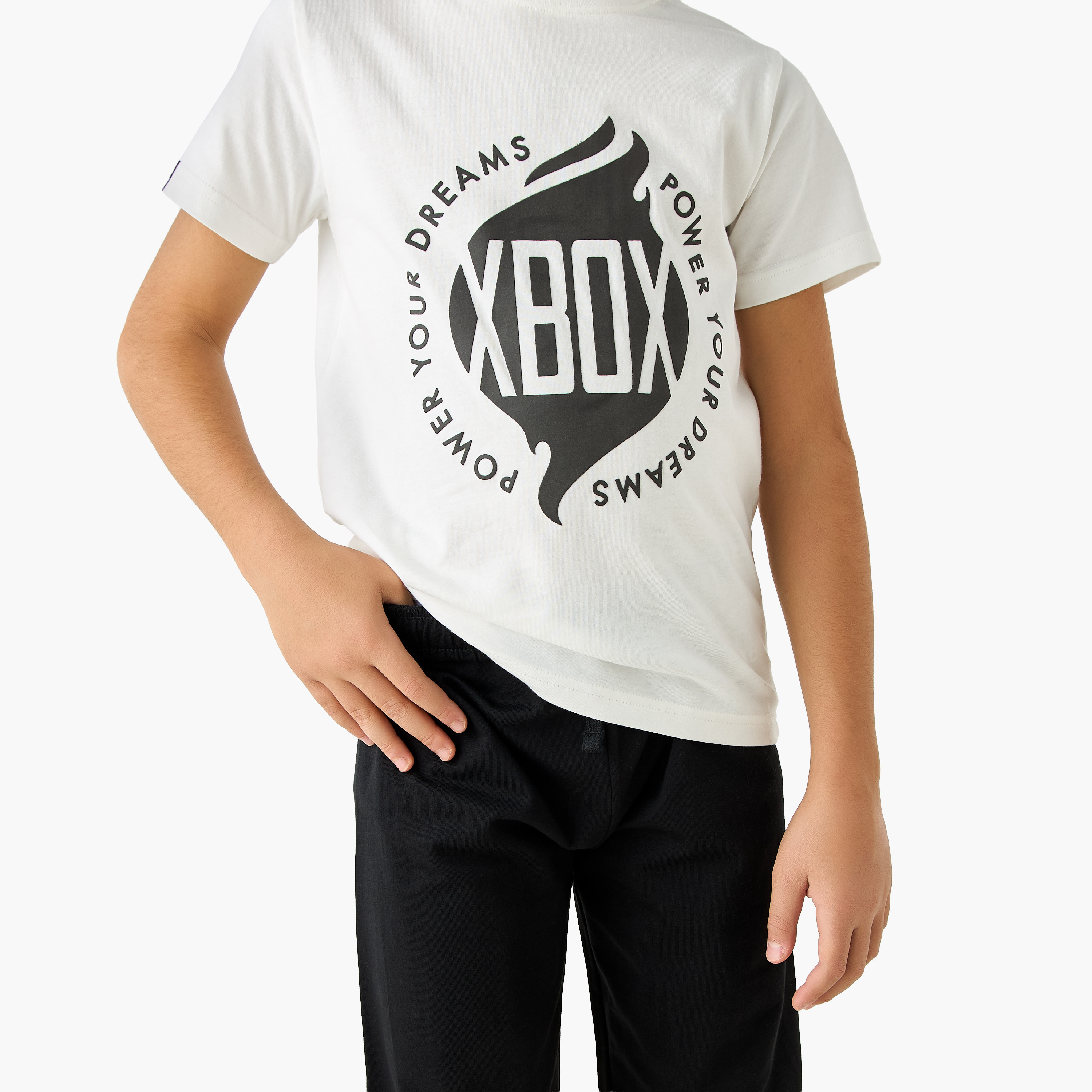 طقم بيجاما وتيشيرت بطبعات من إكس بوكس-boys-clothing-nightwear-image-2