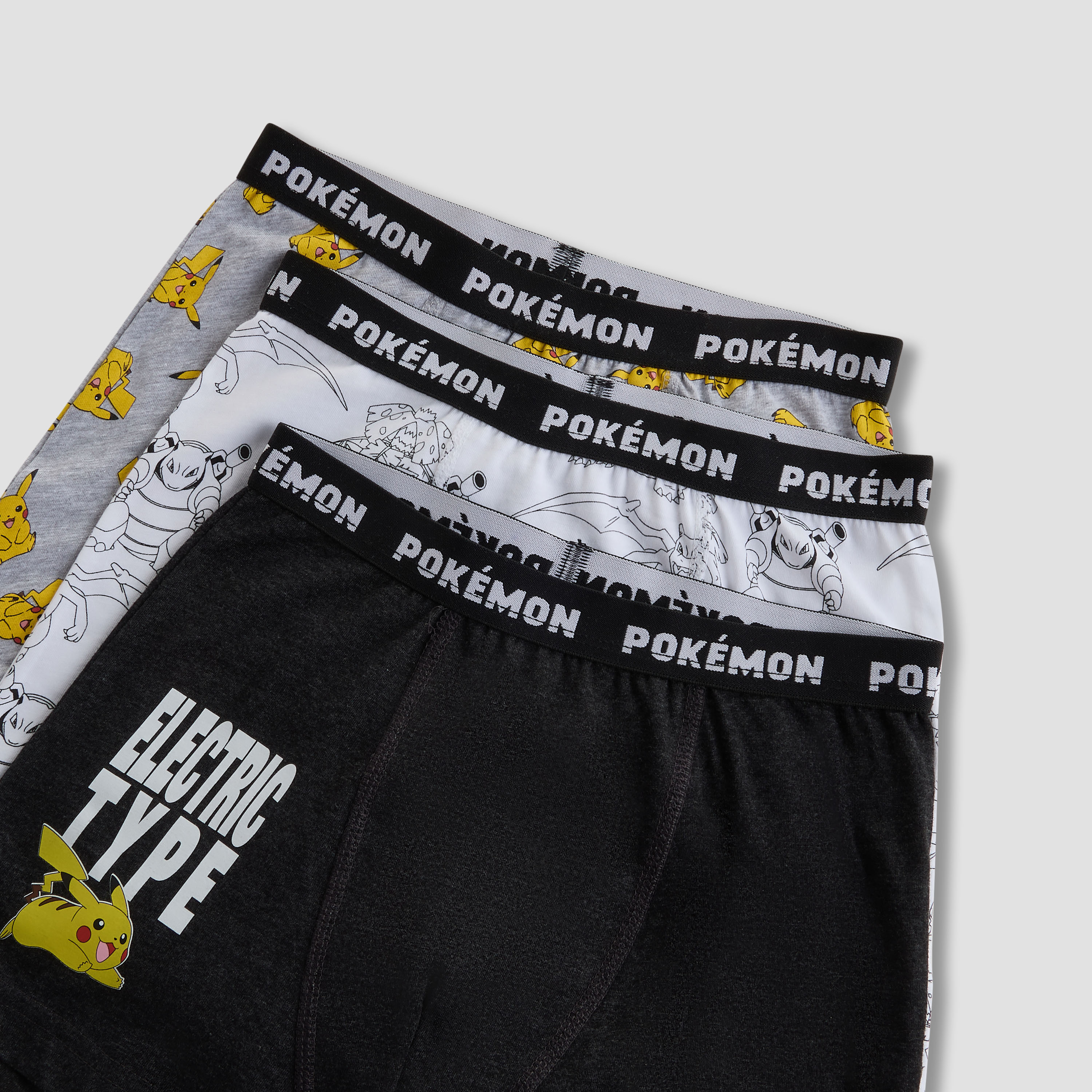 Pack of 3 Pokemon Cotton Boxers with Fun Print-boys-clothing-innerwear-boxersandbriefs-image-5