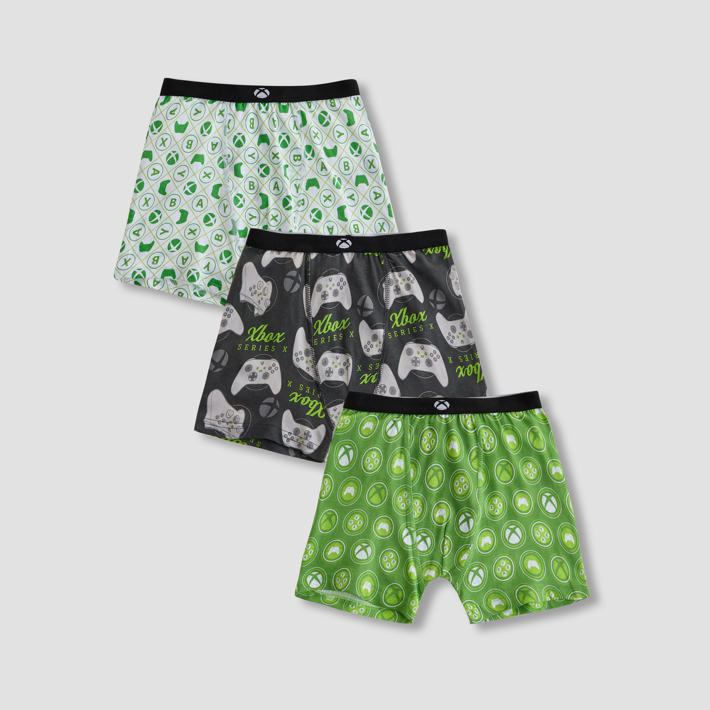Xbox Boys Boxers with Logo Print - Cotton - 3 Piece Set-boys-clothing-innerwear-boxersandbriefs-image-1
