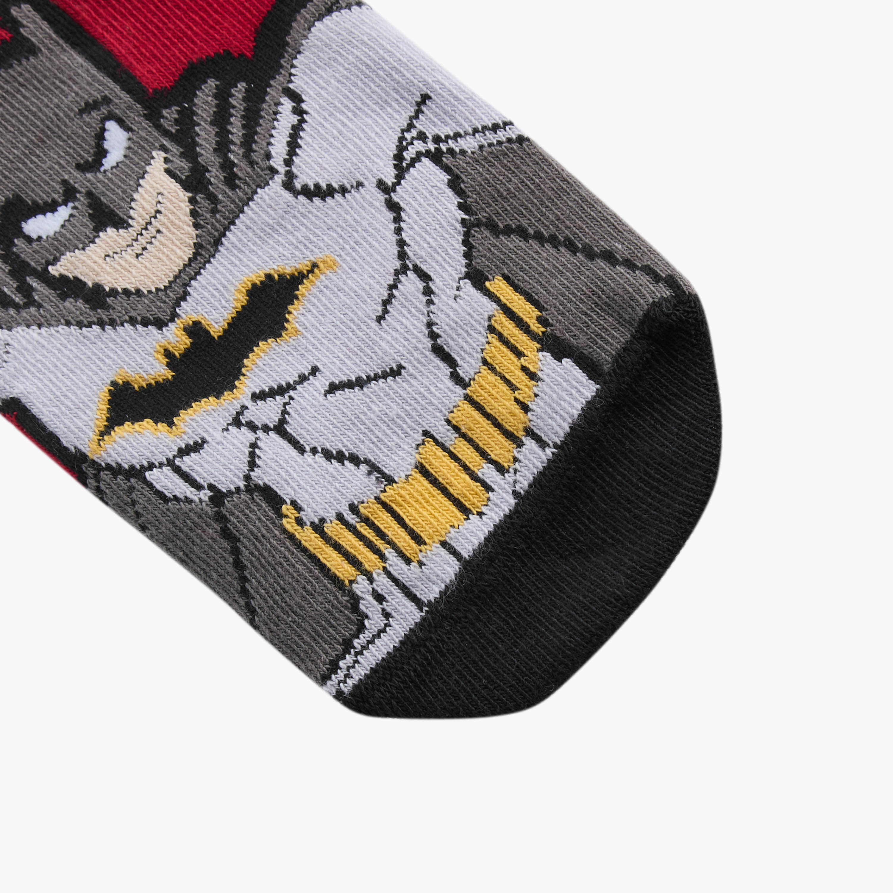 Pack of 3 Boys Socks Ankle Length Batman Print-boys-accessories-socks-image-5