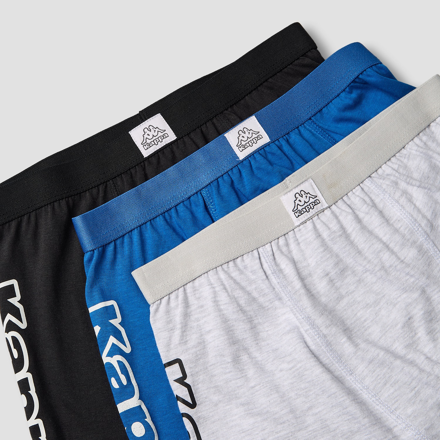 Pack of 3 Kappa Cotton Boxers with Logo Print-boys-clothing-innerwear-boxersandbriefs-image-5